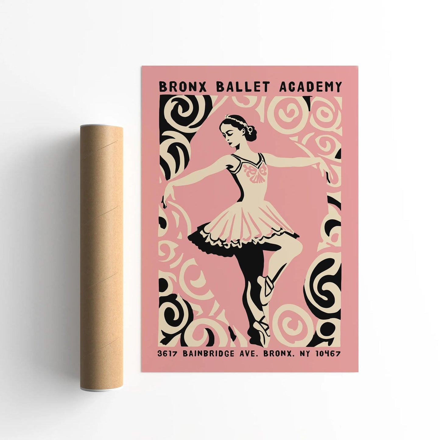 Vintage Bronx Ballet Academy Poster