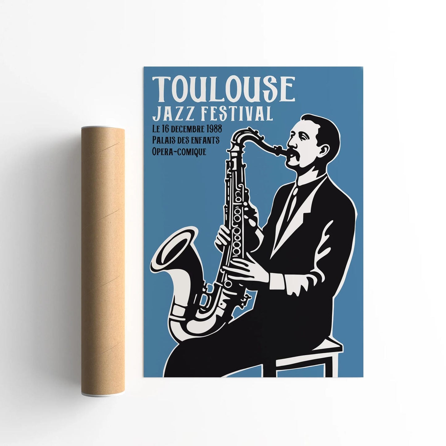 Toulouse Jazz Festival 1988 Poster Reprint