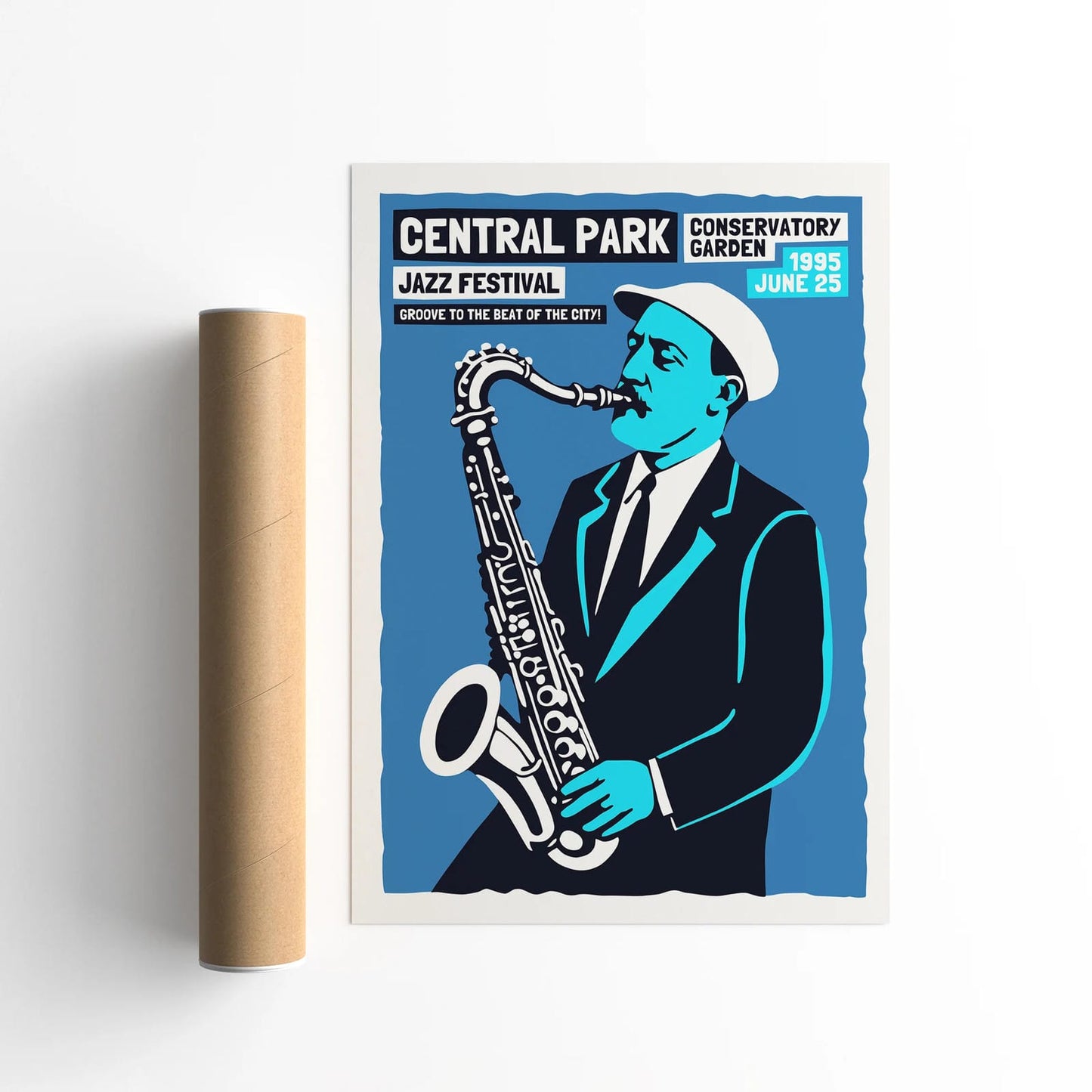 Central Park Jazz Festival 1995 Poster