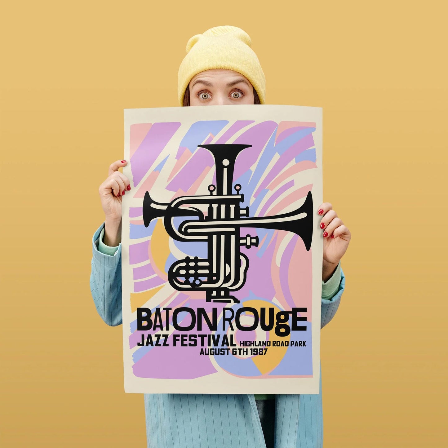 Baton Rouge Jazz Festival 1987 Poster