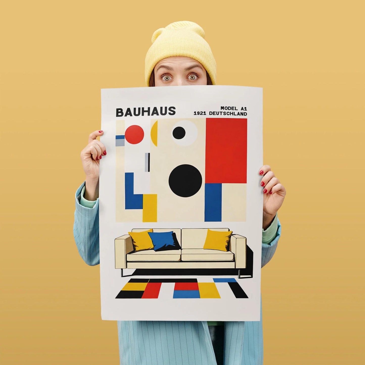 Bauhaus Furniture German Poster