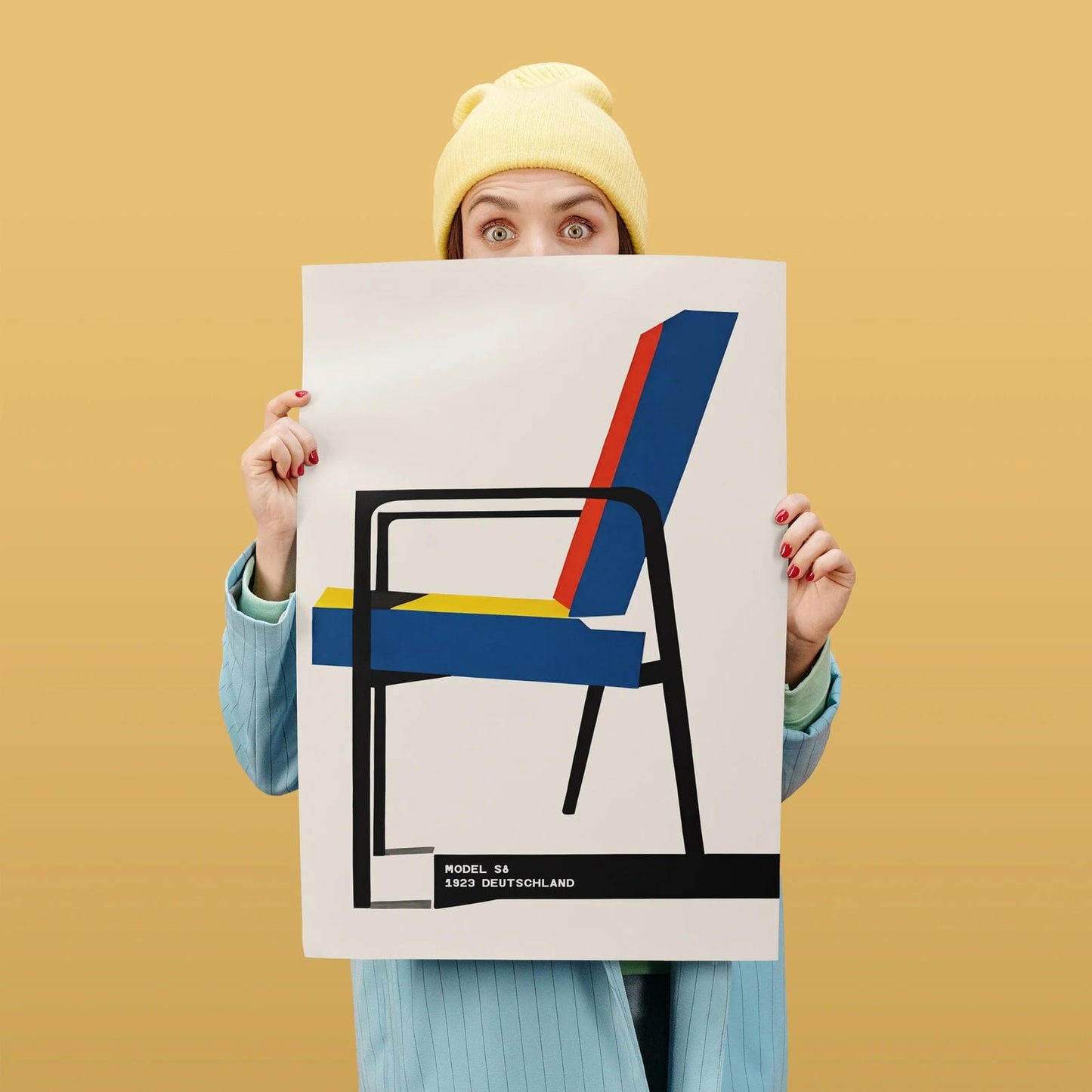 Bauhaus Chair Model S8 Poster