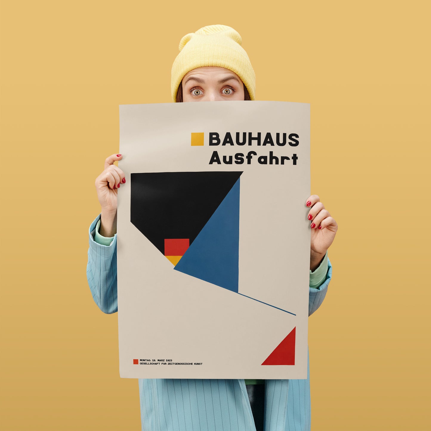 Bauhaus Ausfahrt Minimal Poster