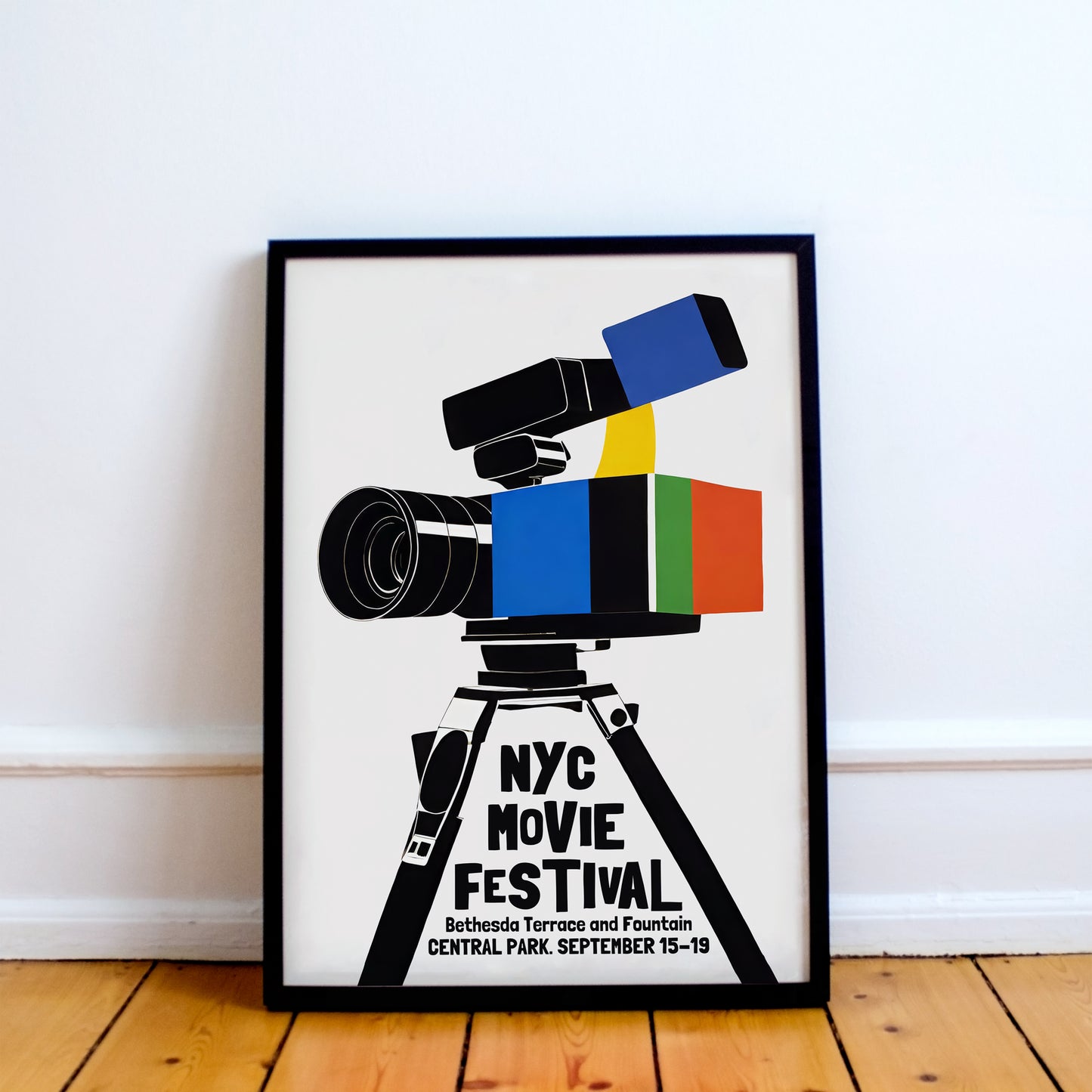 NYC Movie Festival Retro Poster