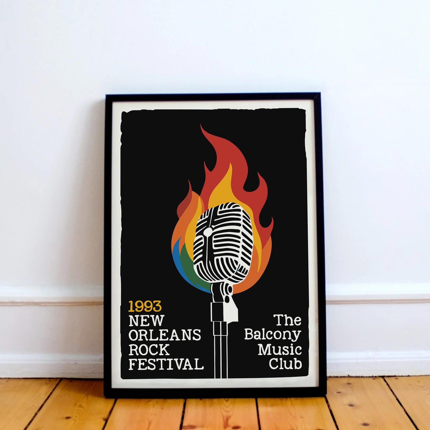 New Orleans Rock Festival 1993 Poster