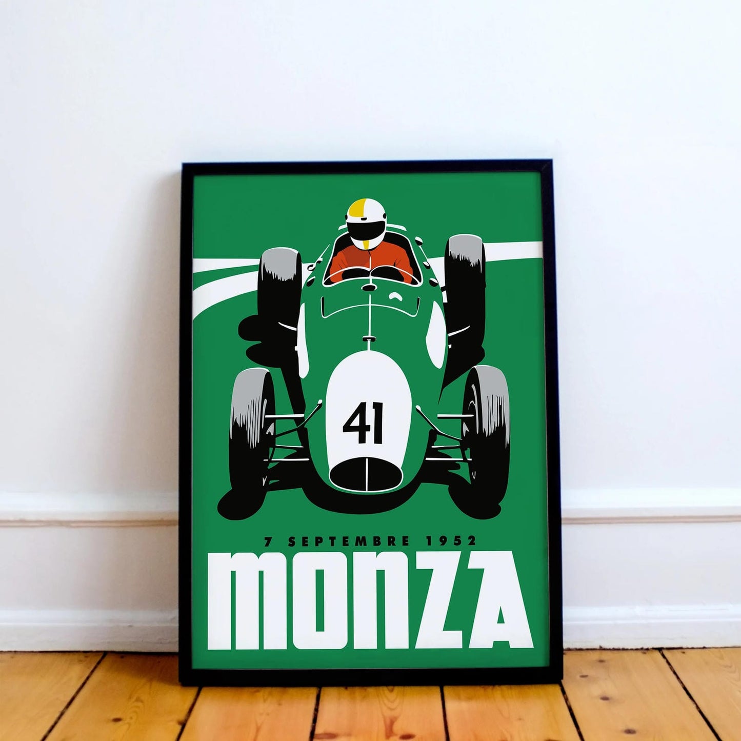 Monza - 1952 Vintage Racing Poster
