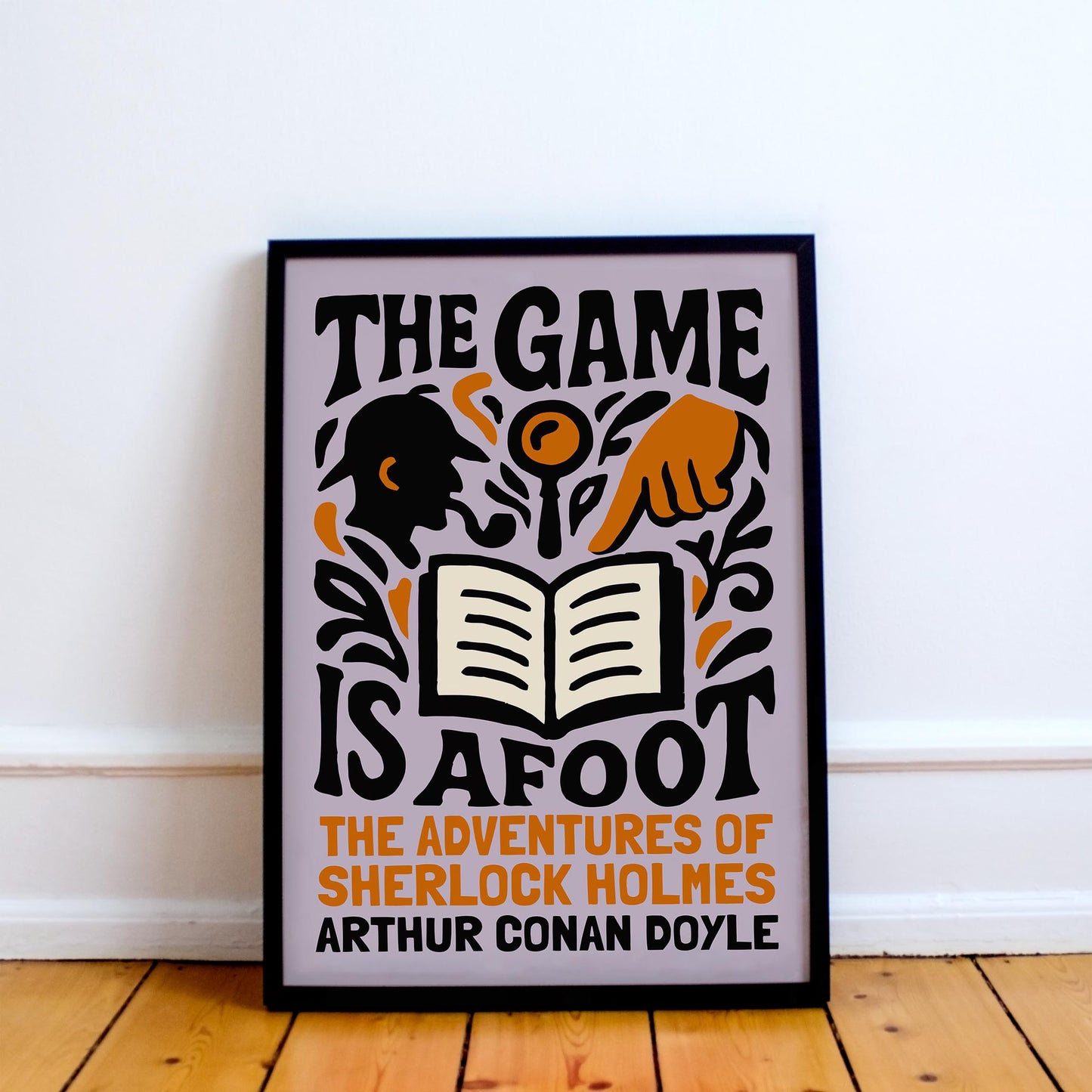 Sherlock Holmes Book Poster