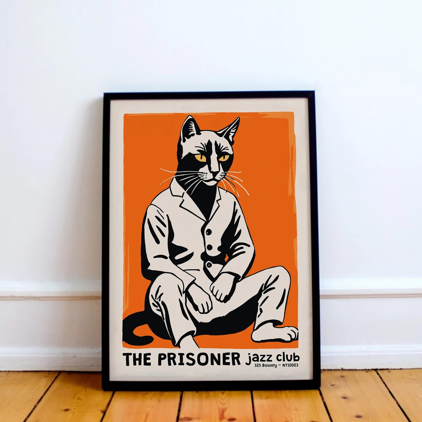 The Prisoner - NYC Jazz Club Retro Poster