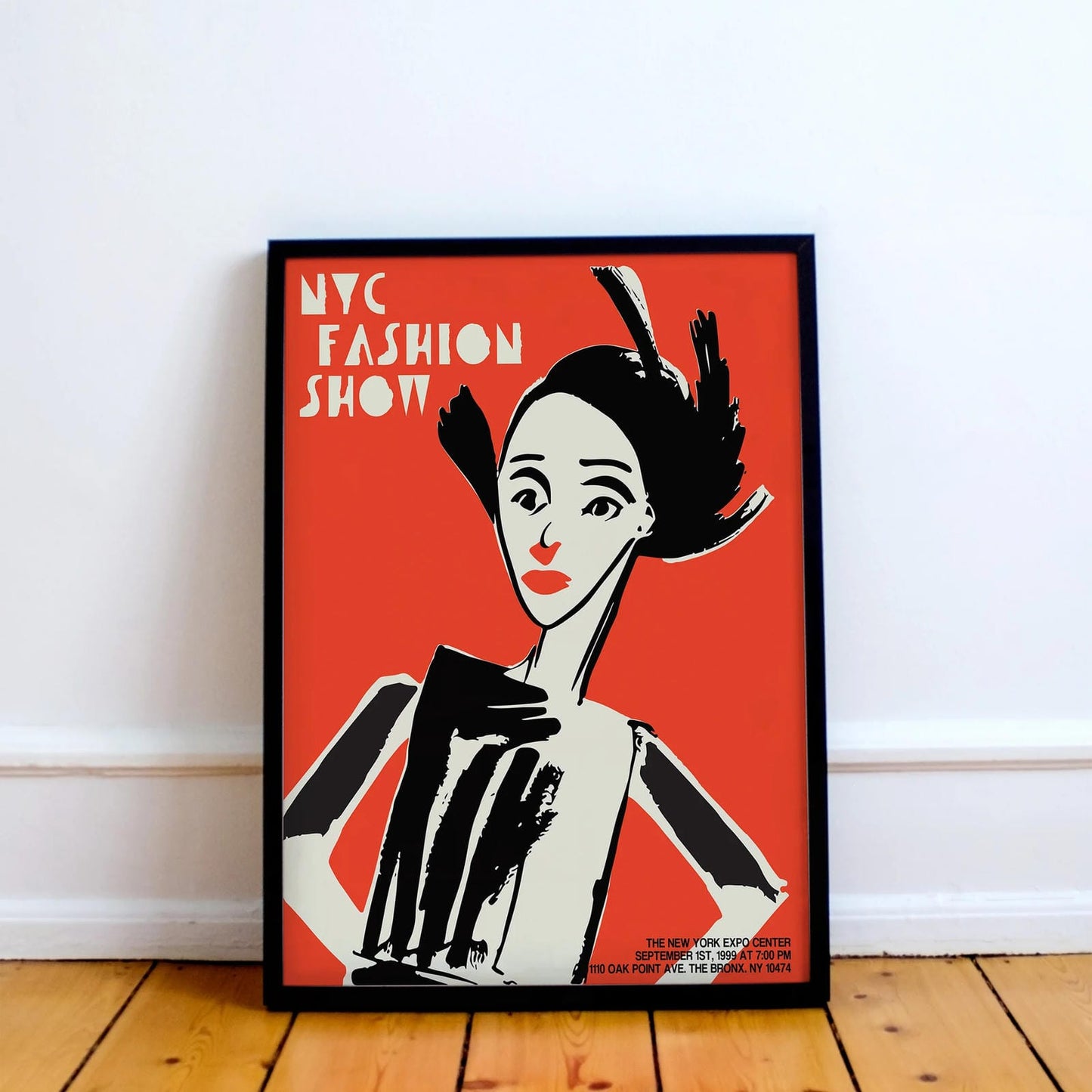 NYC Fashion Show 1999 Vintage Poster