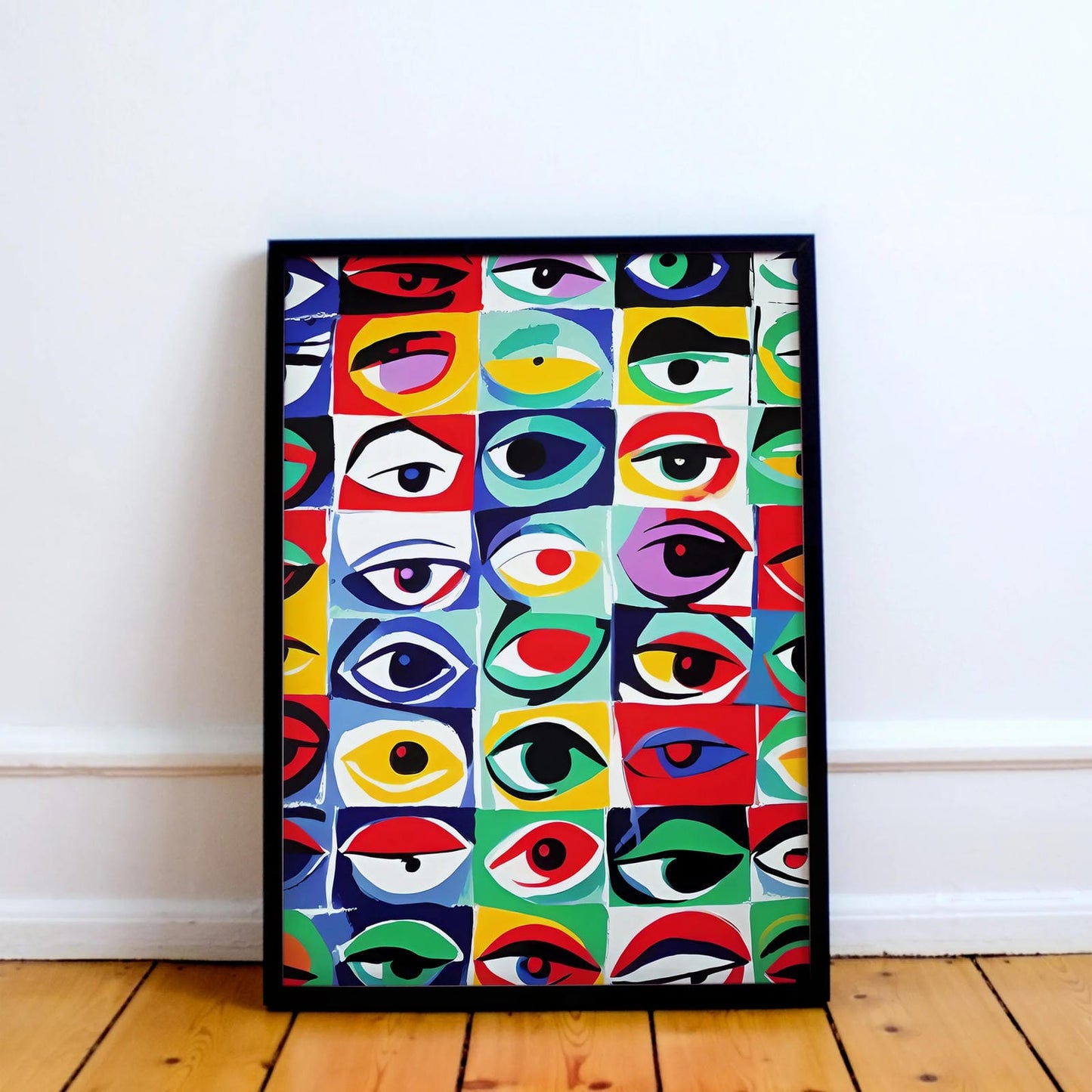 Pop-Art Stare Wall Art Print