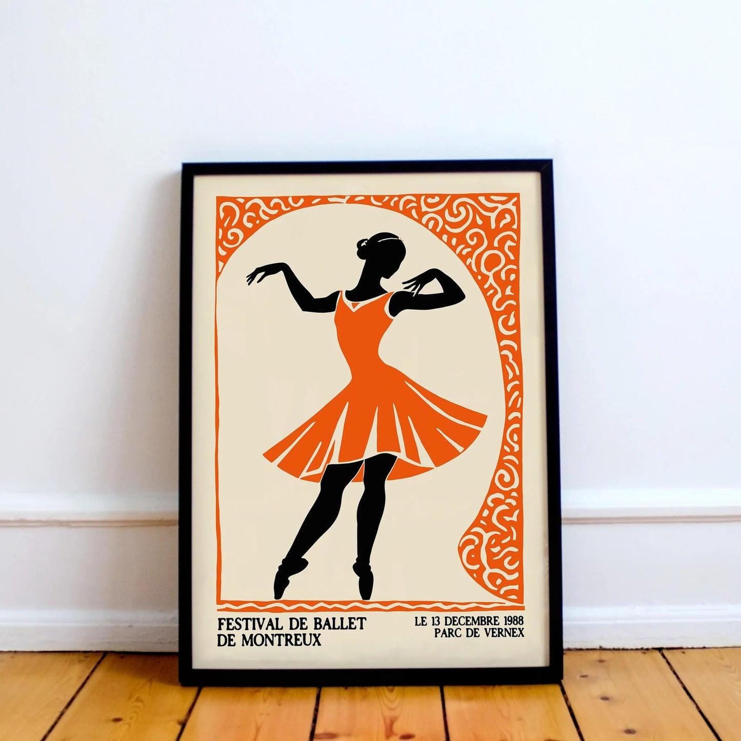 Vintage Ballet Festival Art Print