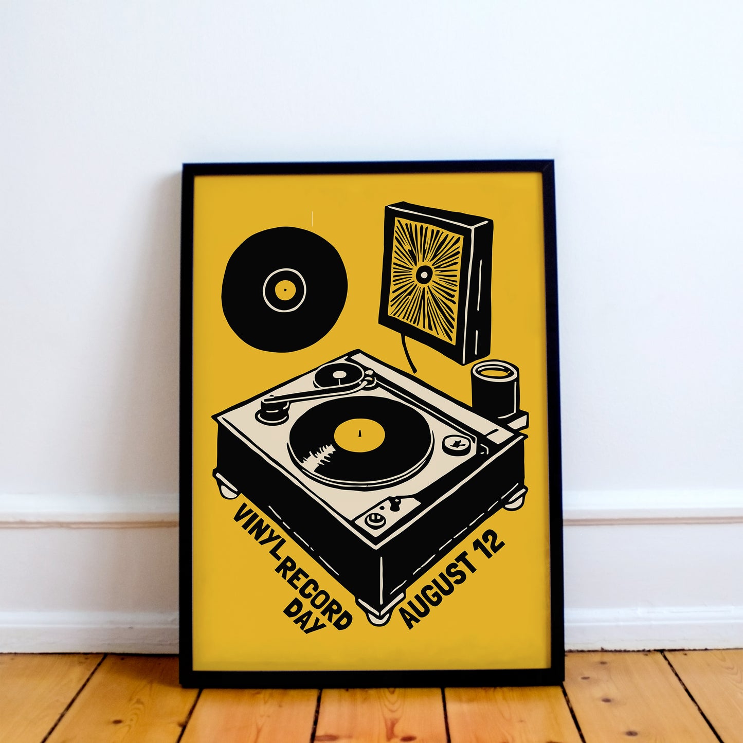 Vinyl Record Day - Retro Poster
