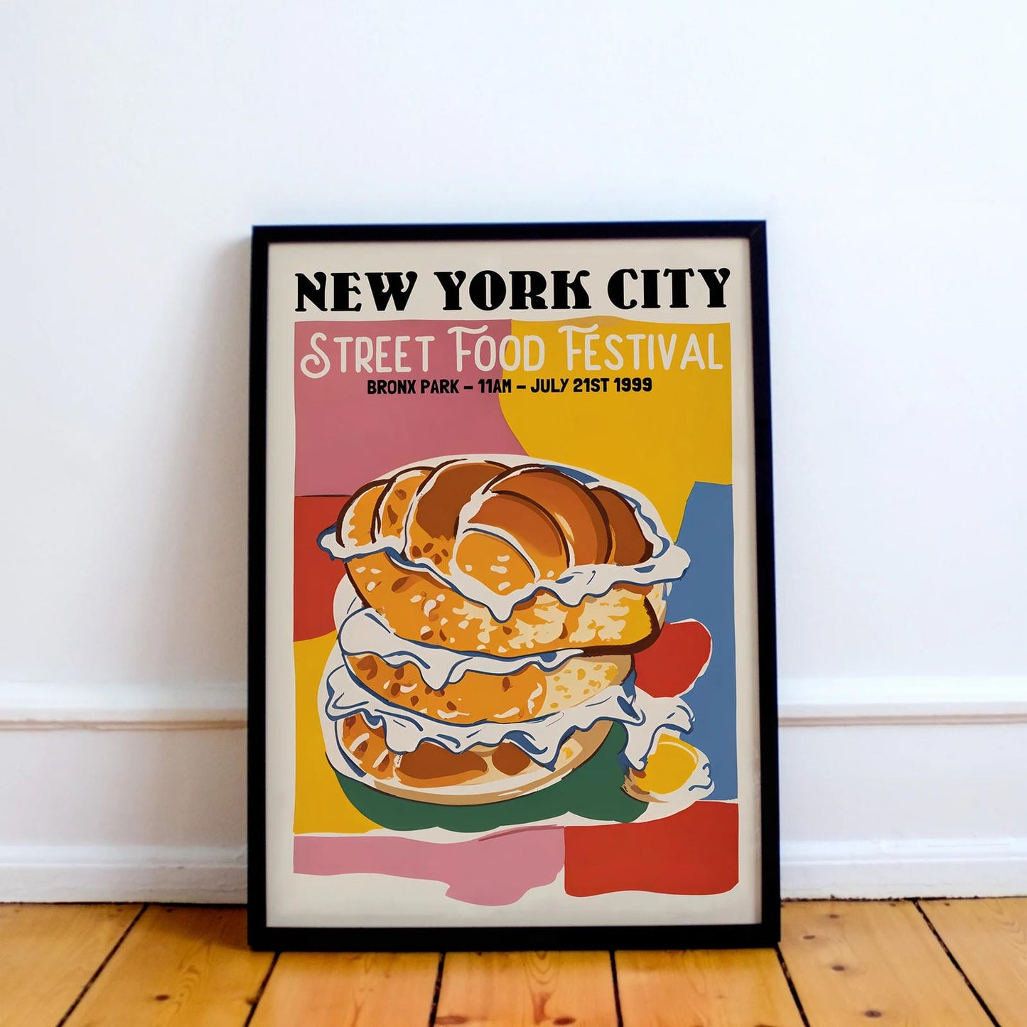 NYC Street Food Festival 1999 Poster