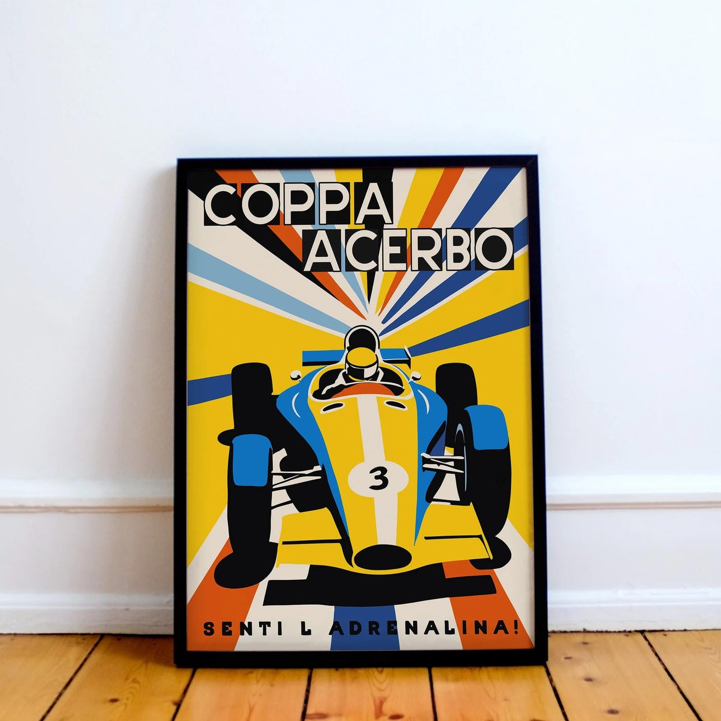 Coppa Acerbo Vintage Italian Racing Poster