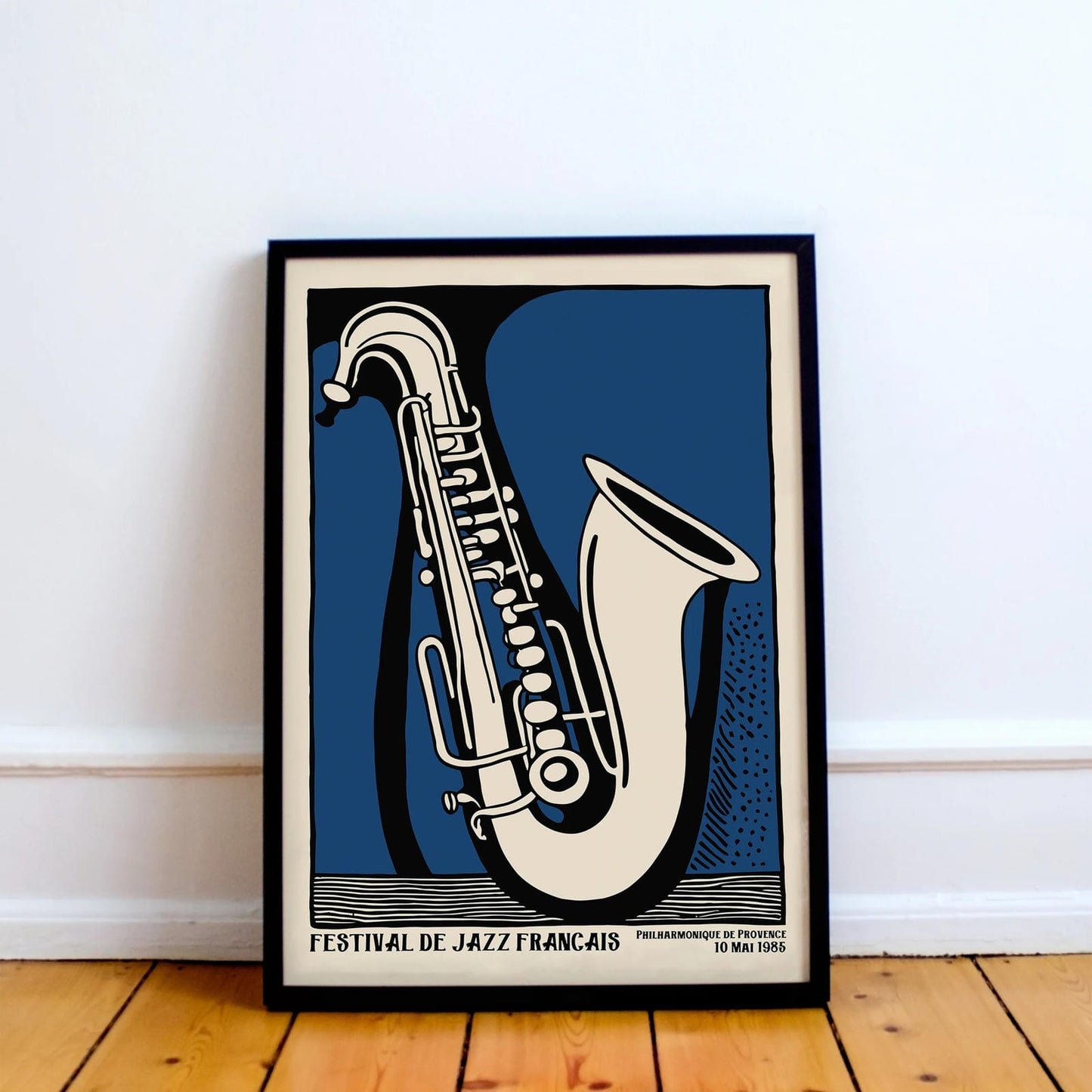 French 1985 Jazz Poster