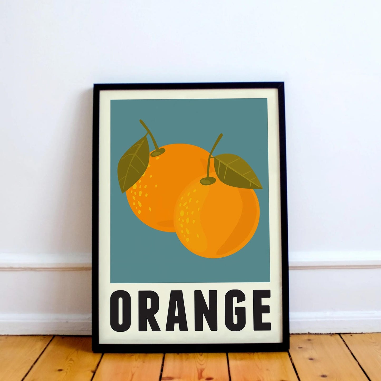 Minimalist Orange Poster
