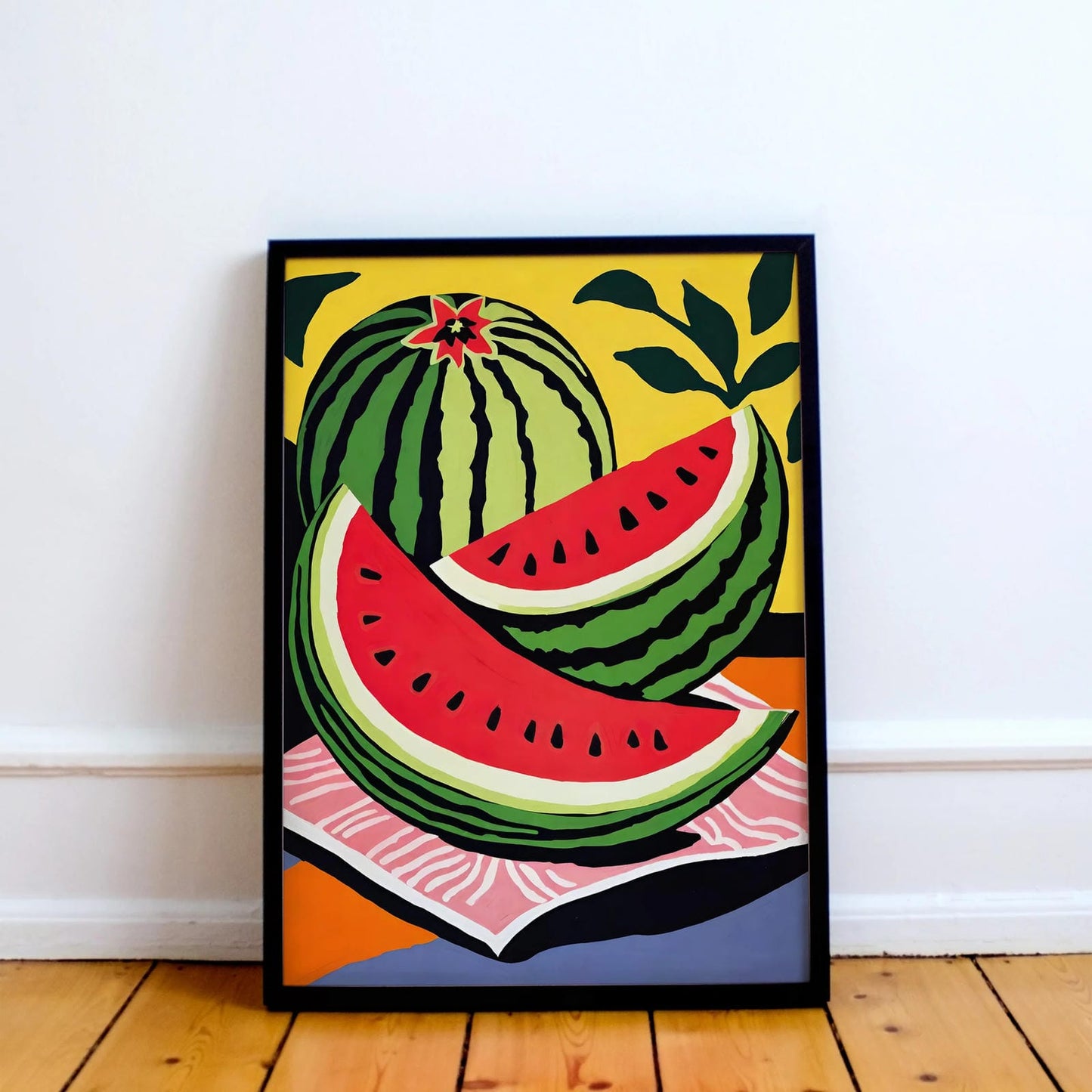 Colorful Watermelon Wall Art Print