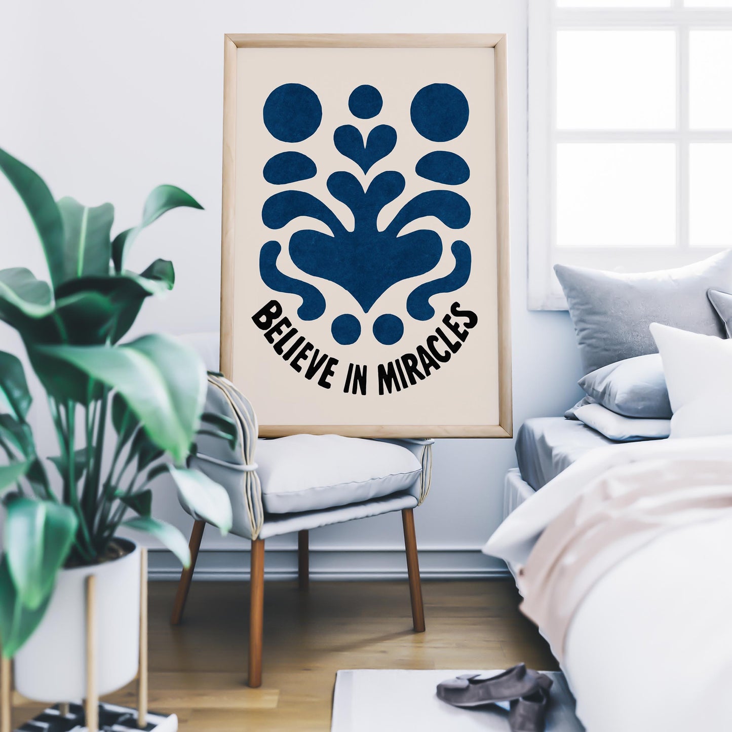 Vintage Floral Quote Poster