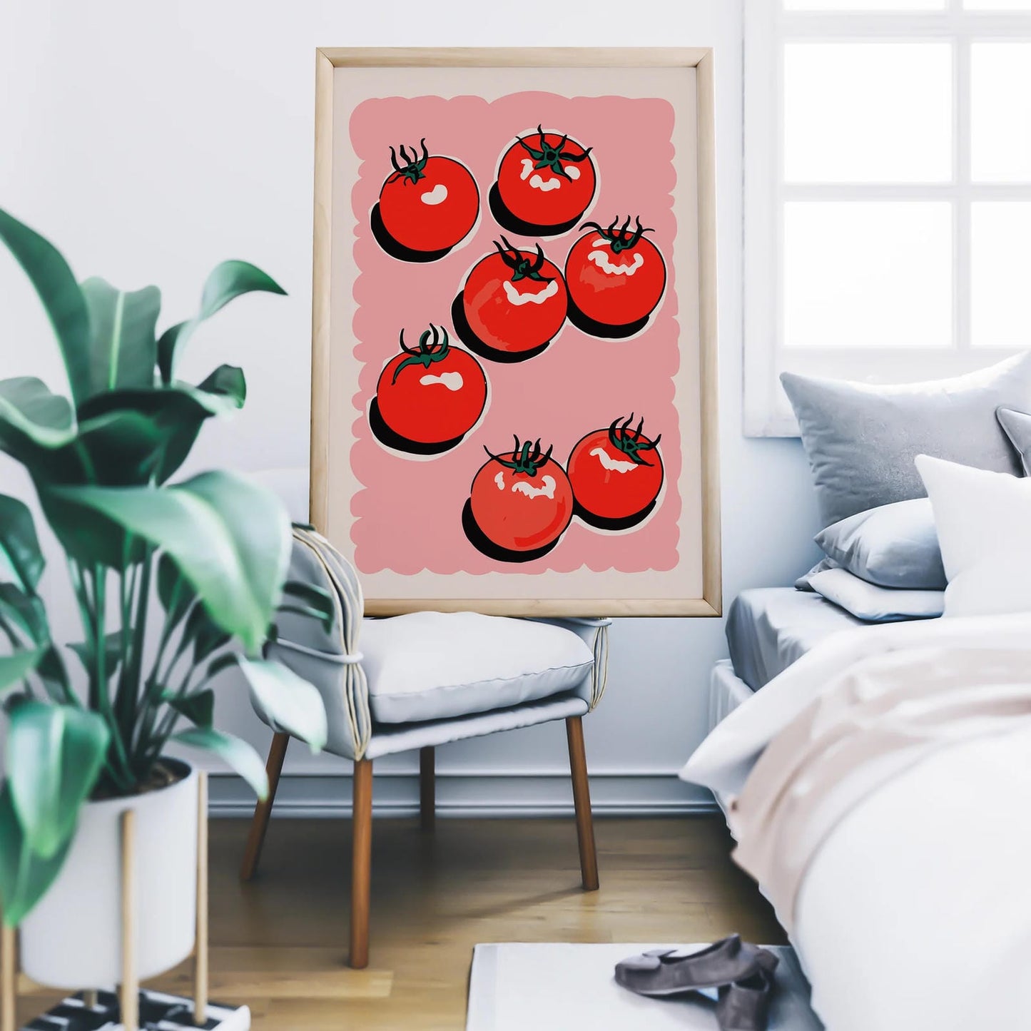 Artsy Tomatoes Wall Art Print