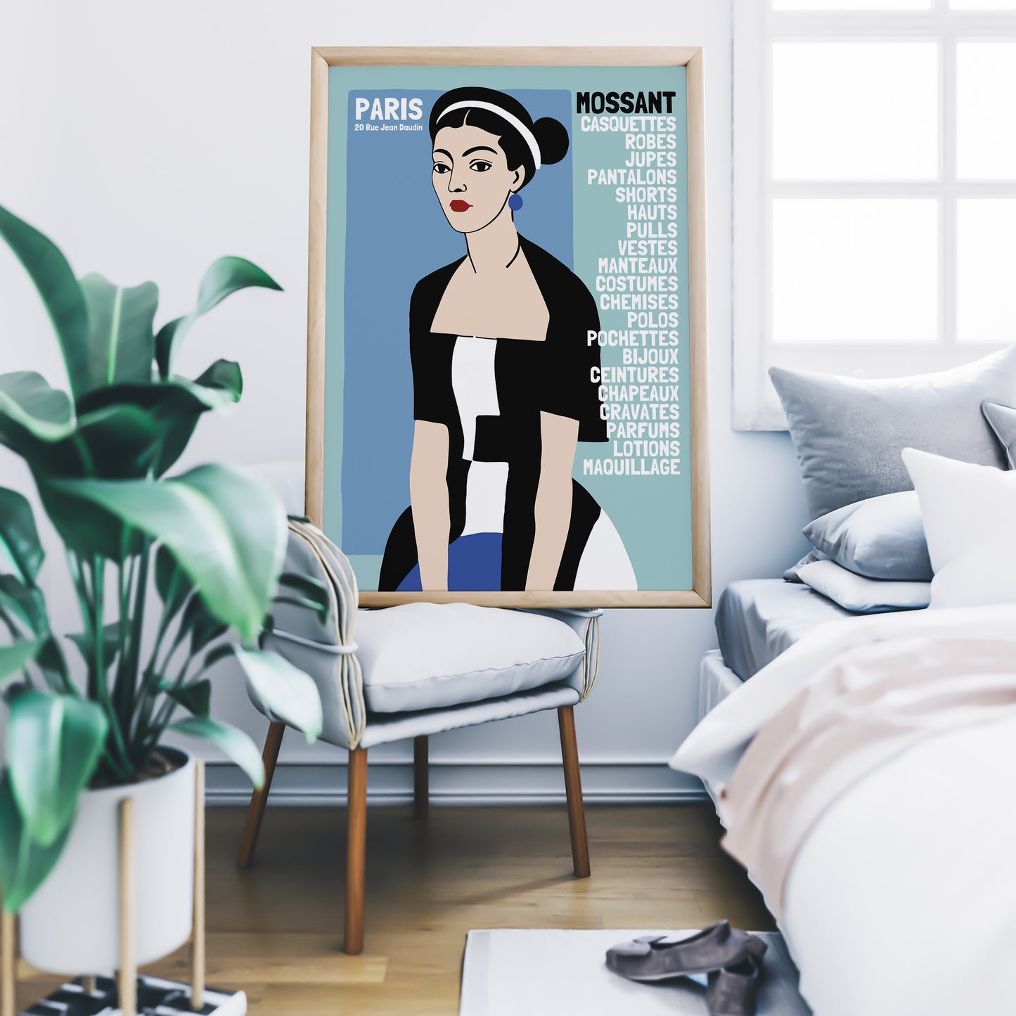 French Boutique Shop Poster