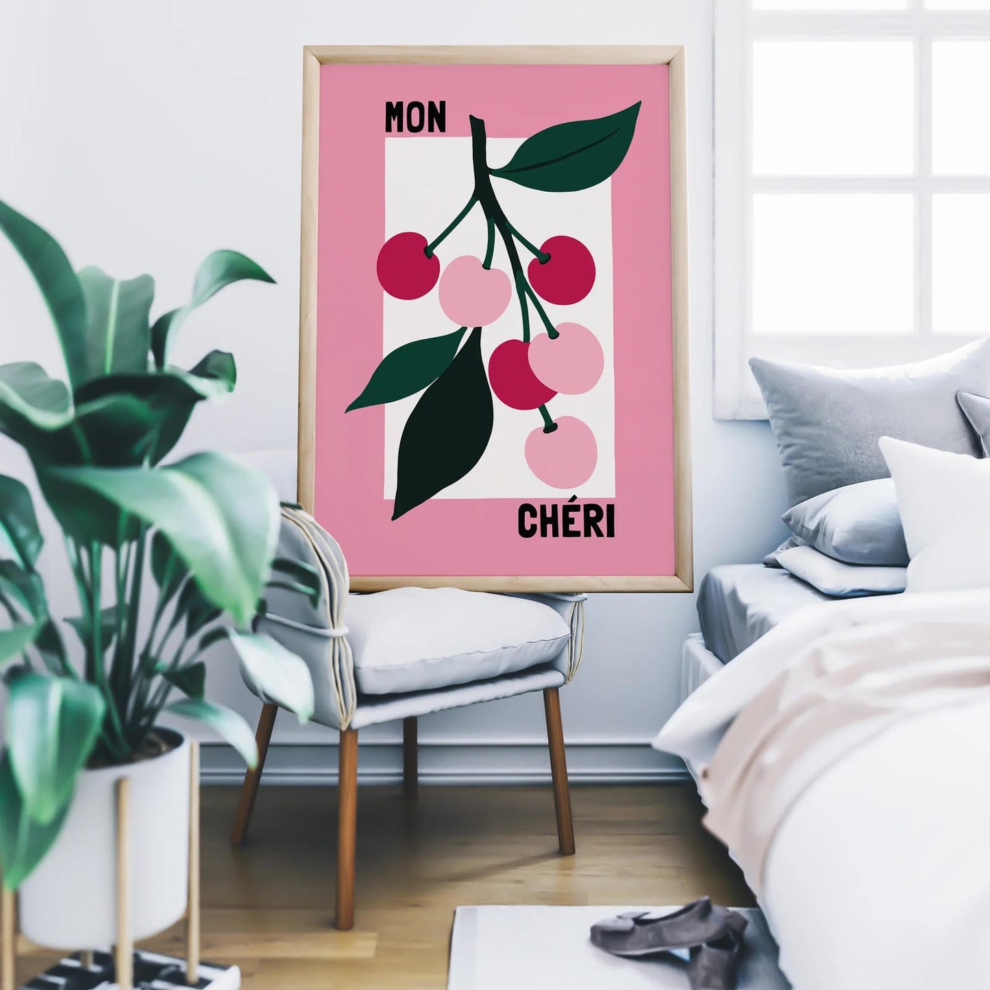 Mon Cheri Cute Art Print