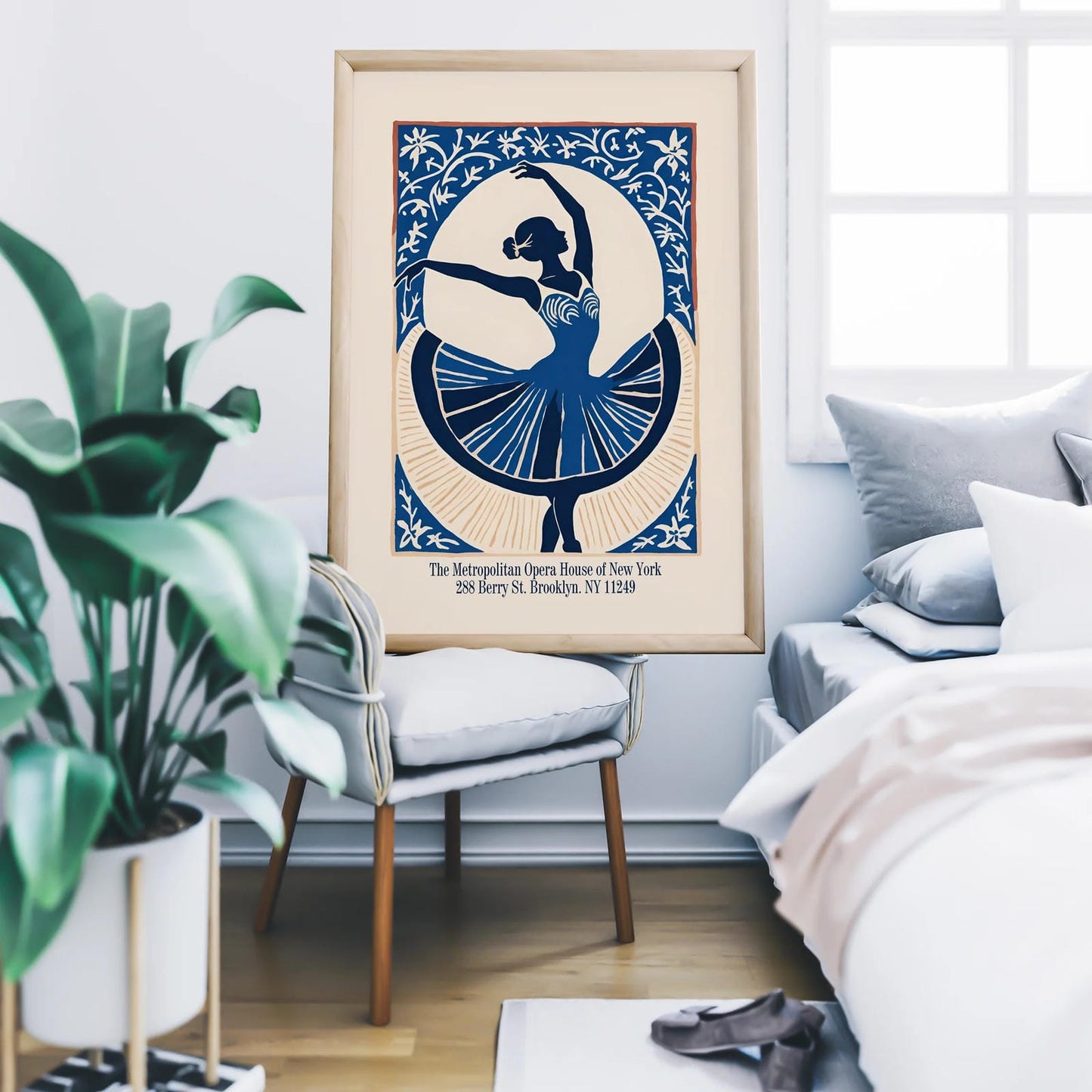 NYC Ballerina Wall Art Poster