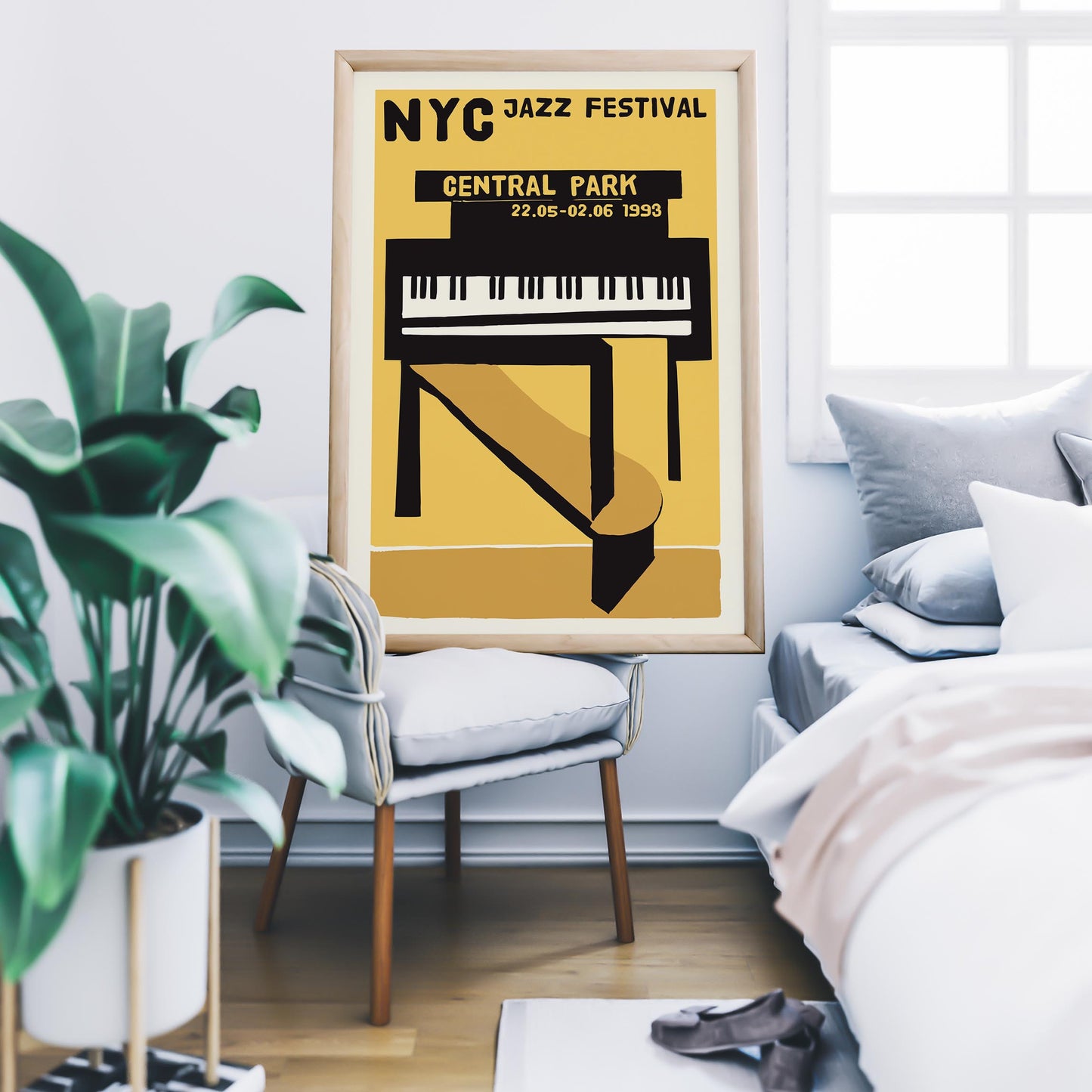 NYC Jazz Festival Piano Poster