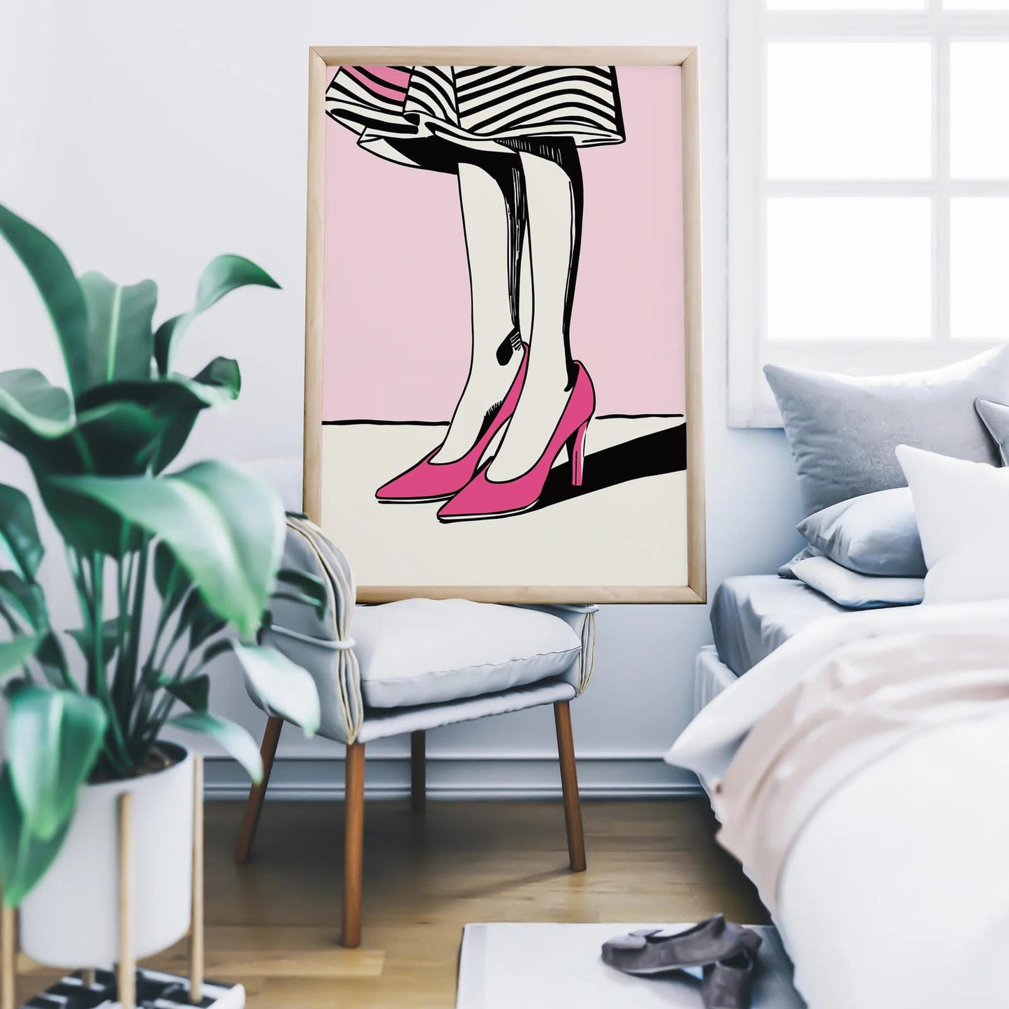 Bold High Heels Wall Art Print