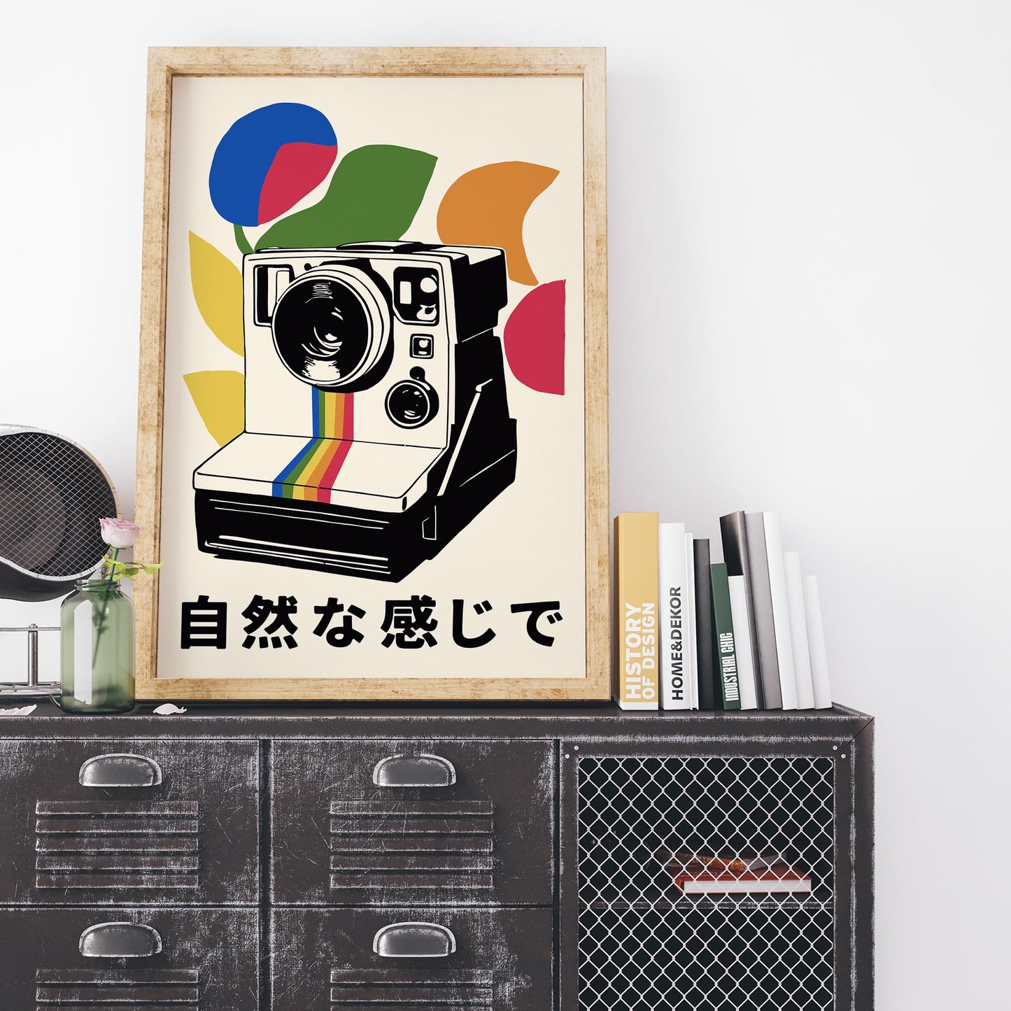 Retro Camera Japanese Art Print Poster