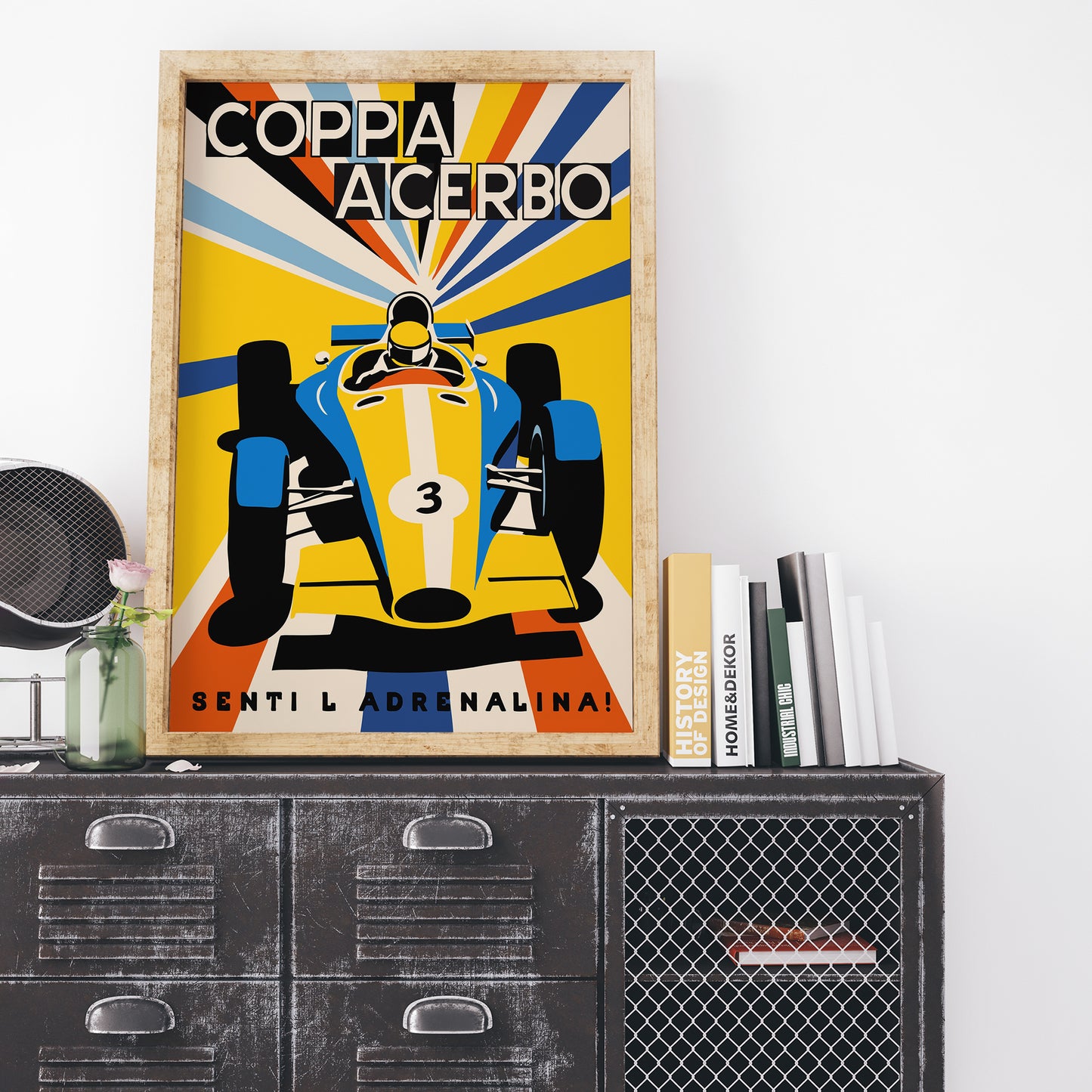 Coppa Acerbo Vintage Italian Racing Poster