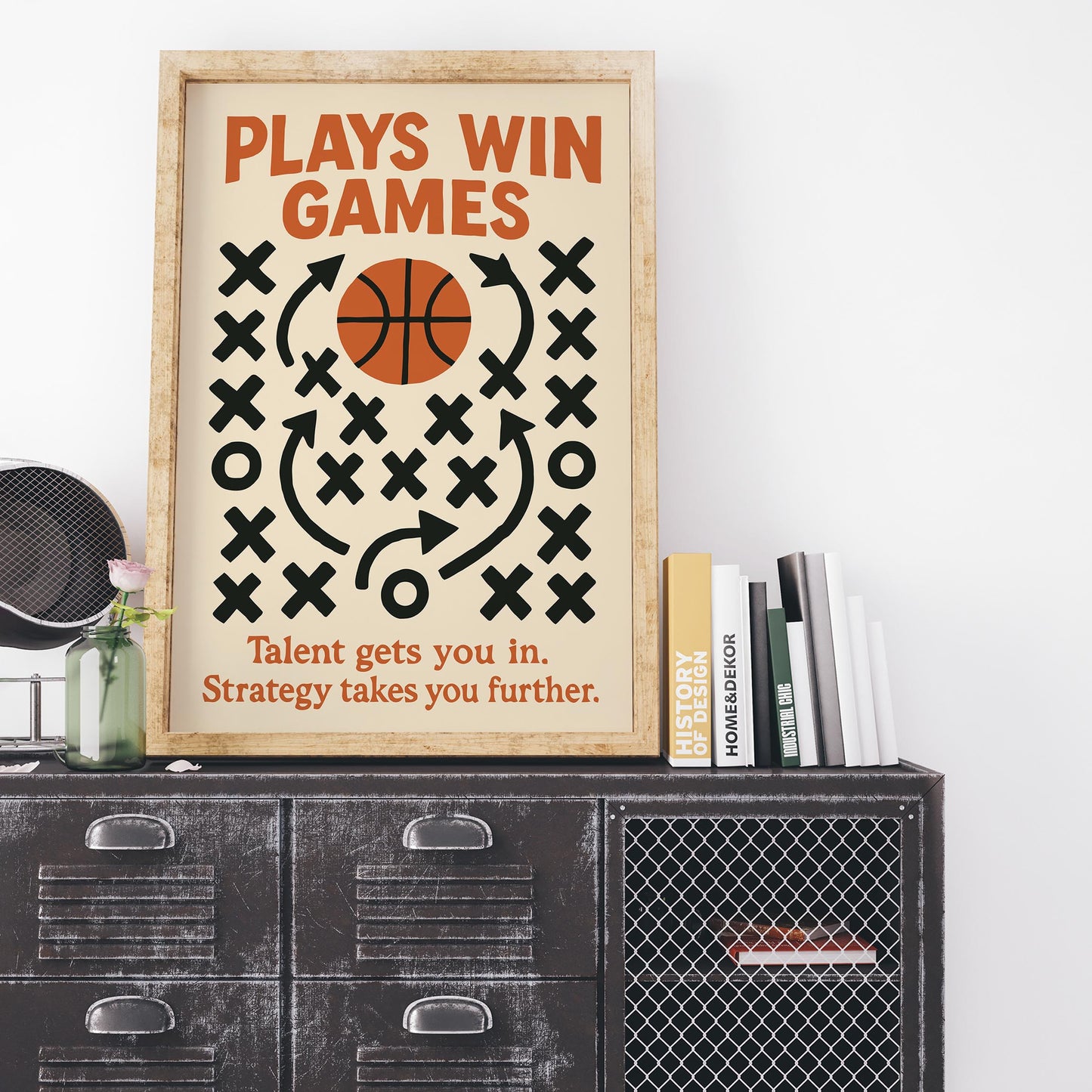 Basketball Strategy Poster Print