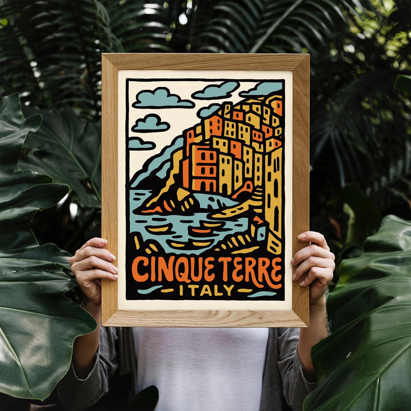 Cinque Terre Travel Poster
