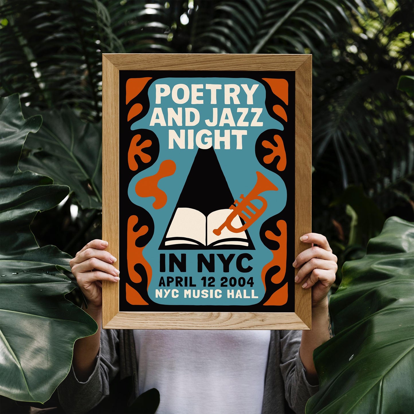 Poetry Jazz Event Poster