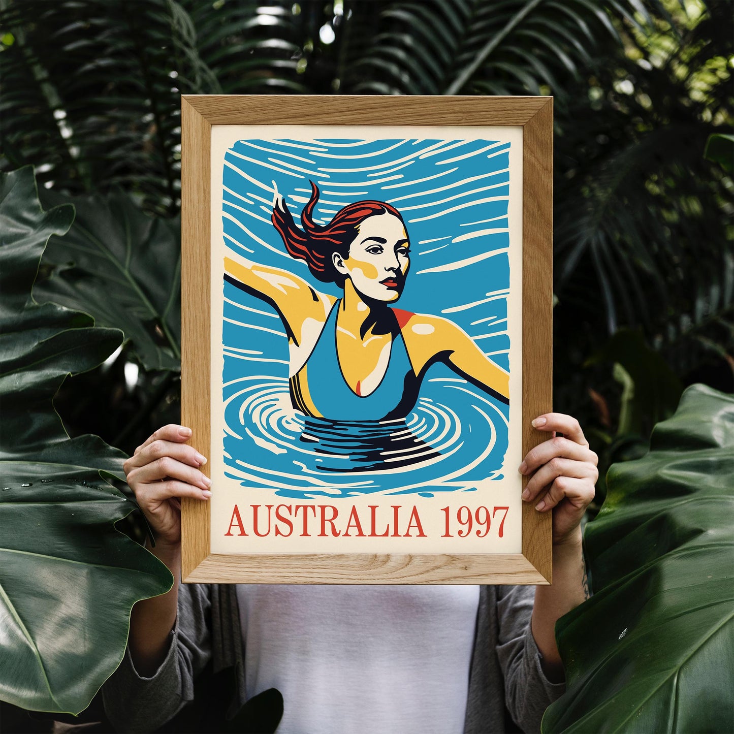Australia 1997 Swim Poster