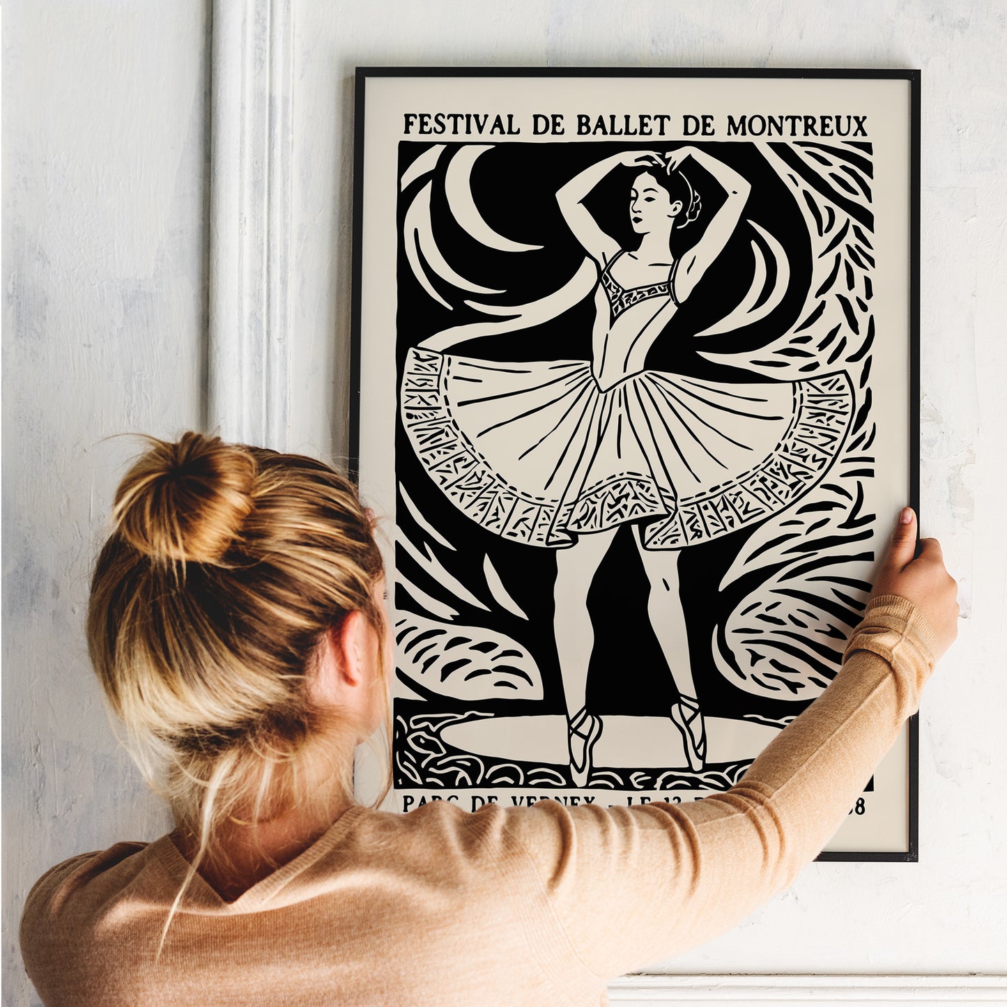 French Ballerina 1988 Wall Art Print