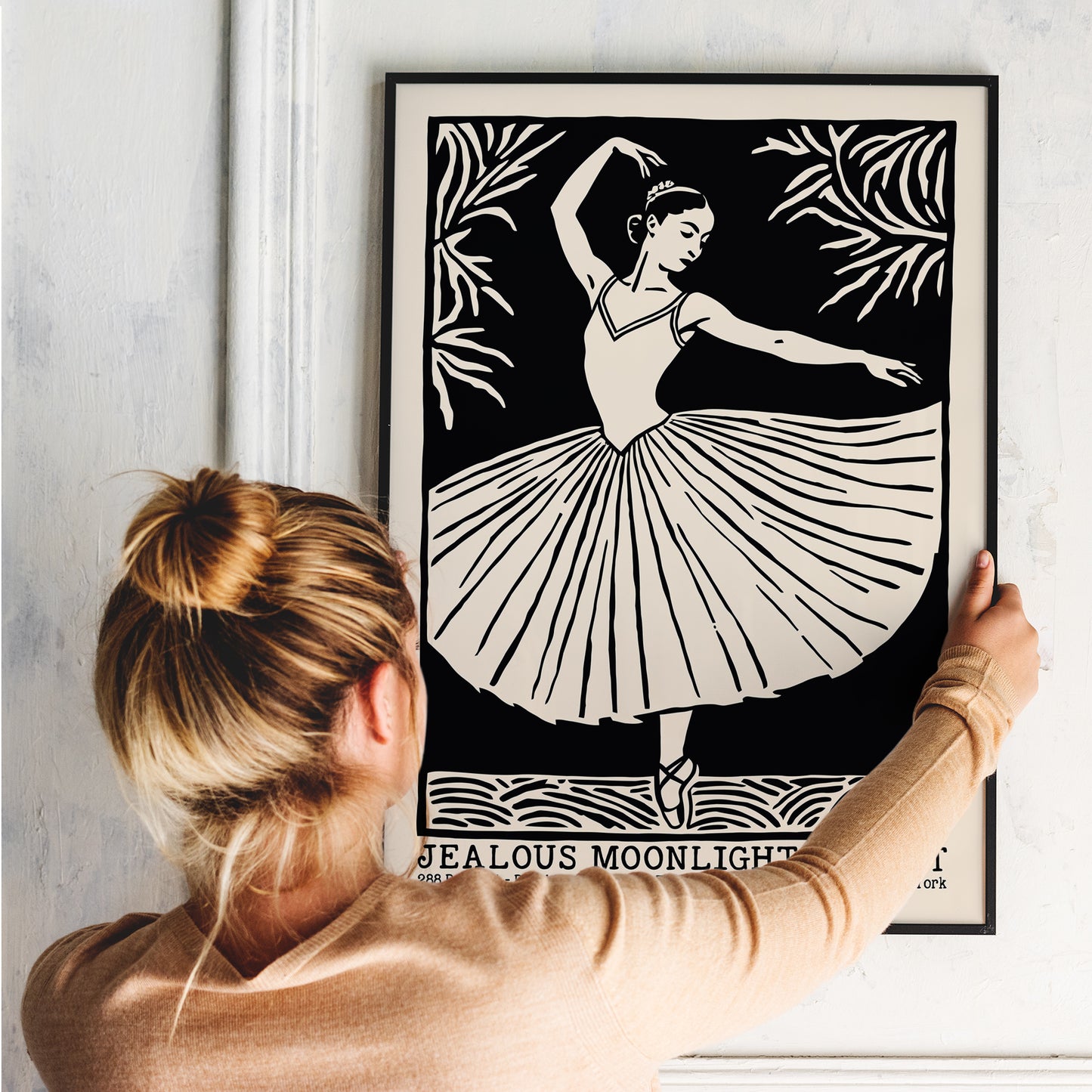 Jealous Ballet Retro Poster