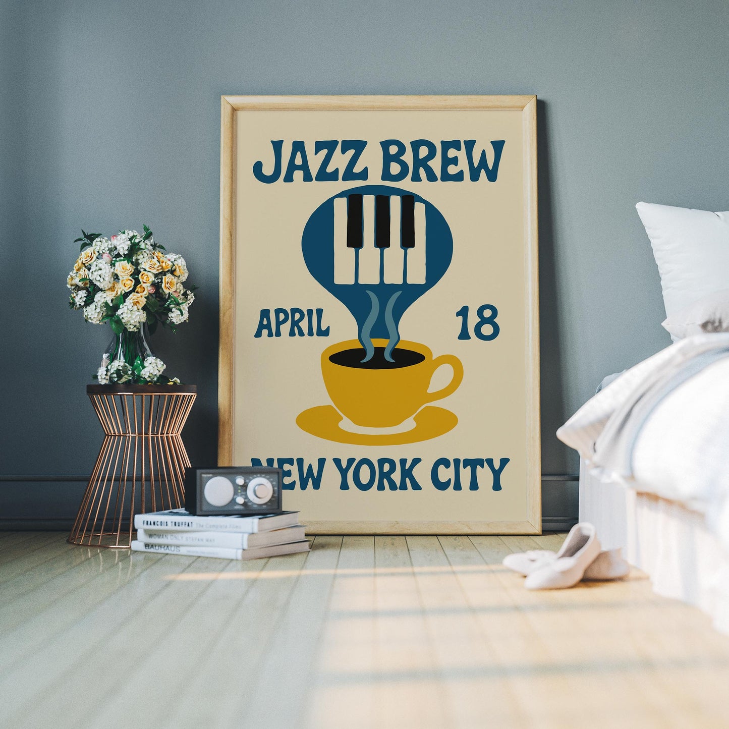 Jazz Brew Coffee Poster