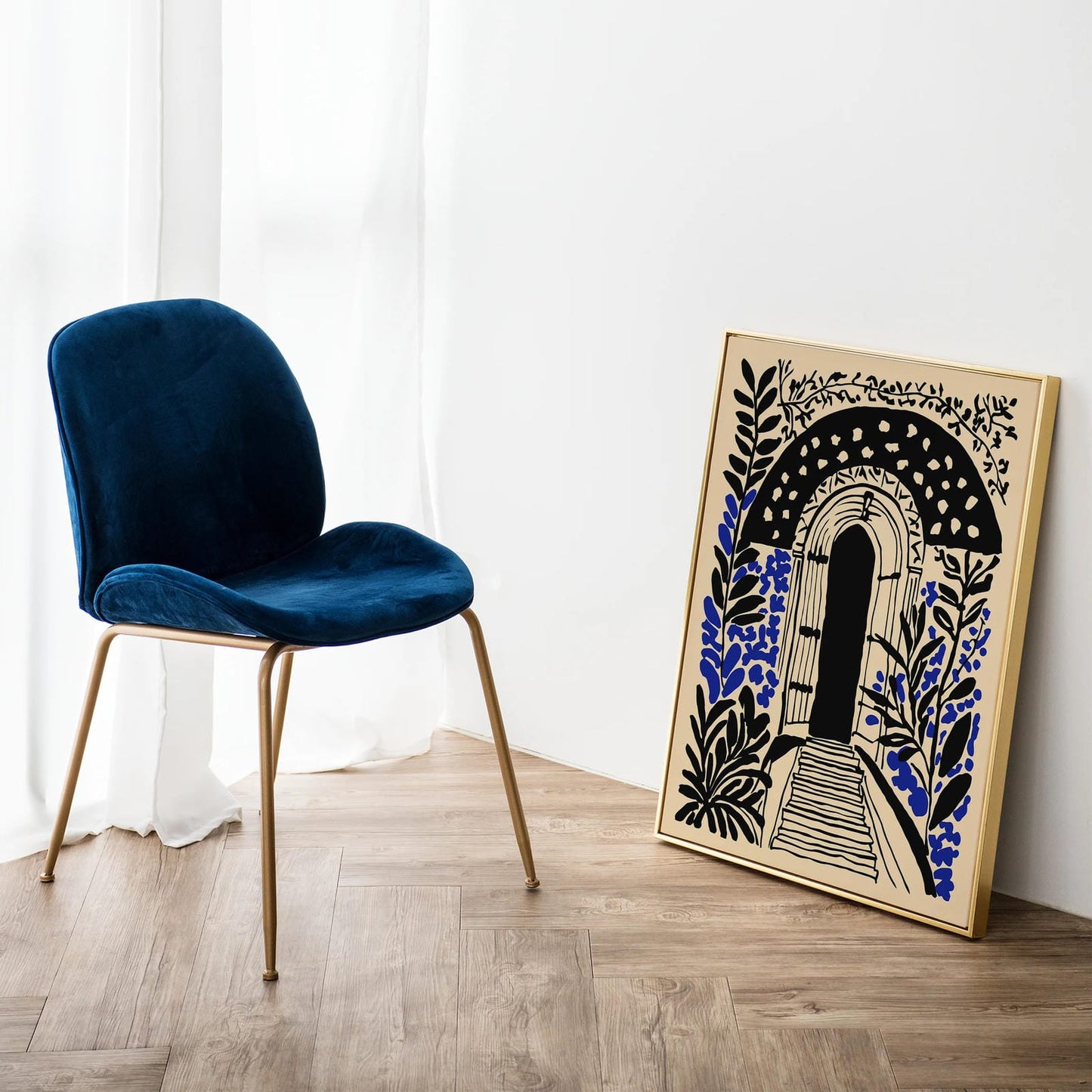 Magic Garden Abstract Art Print 2025