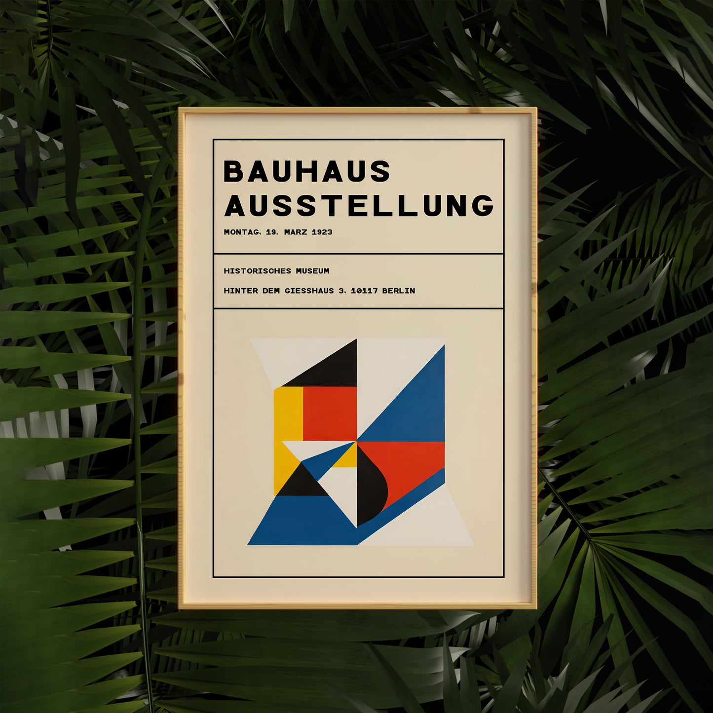 Bauhaus 1923 Retro Poster