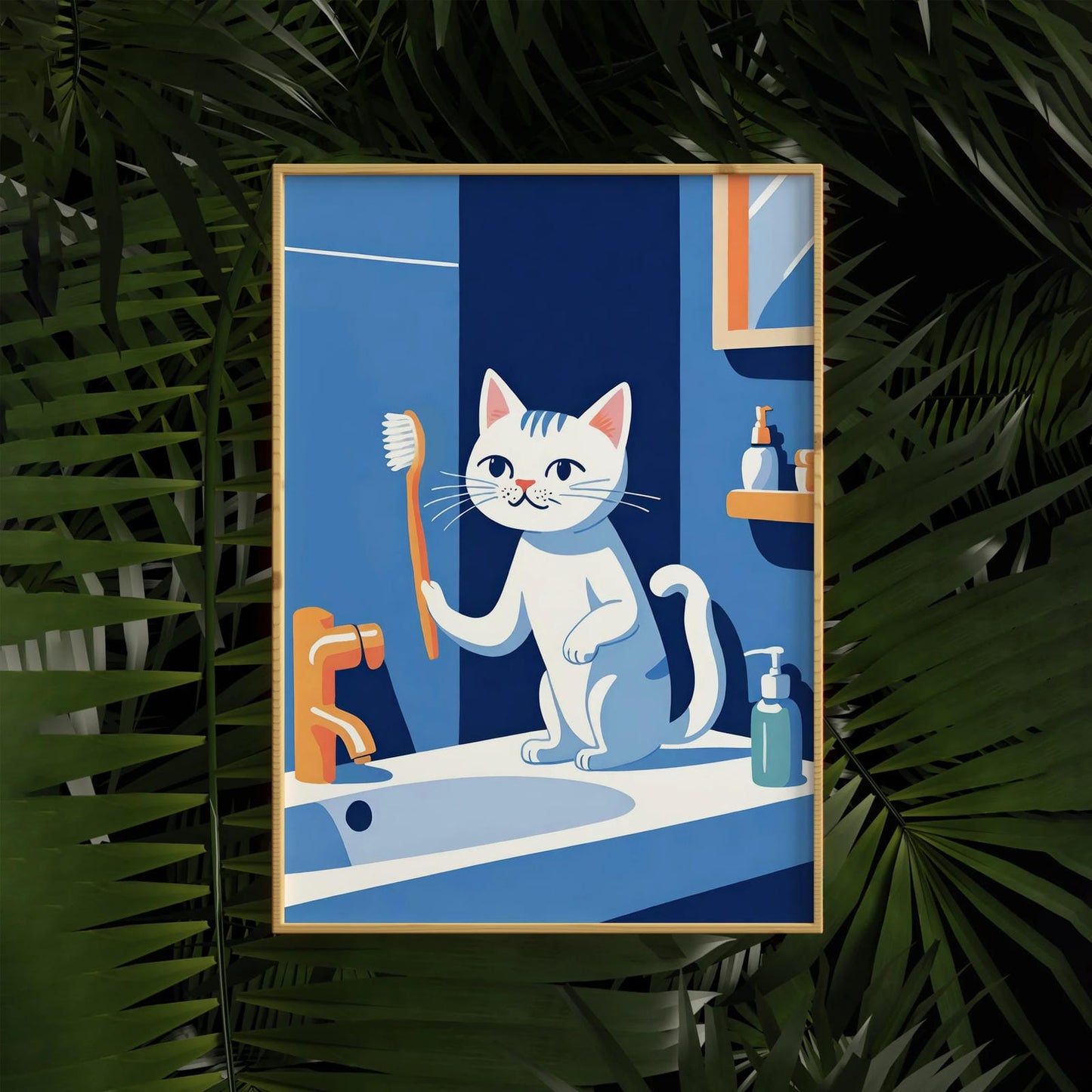 Brush Your Teeth - Cute Kitten Poster