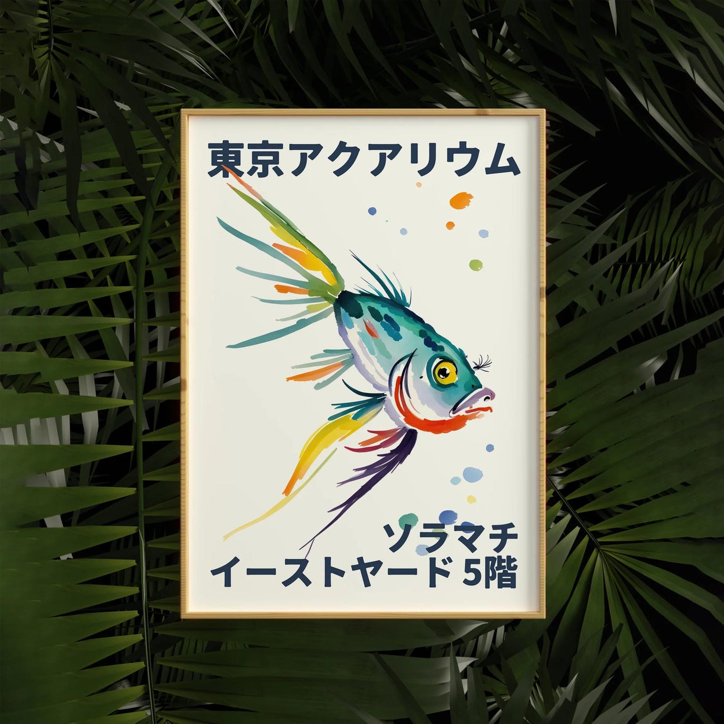 Japanese Fish Wall Art Poster