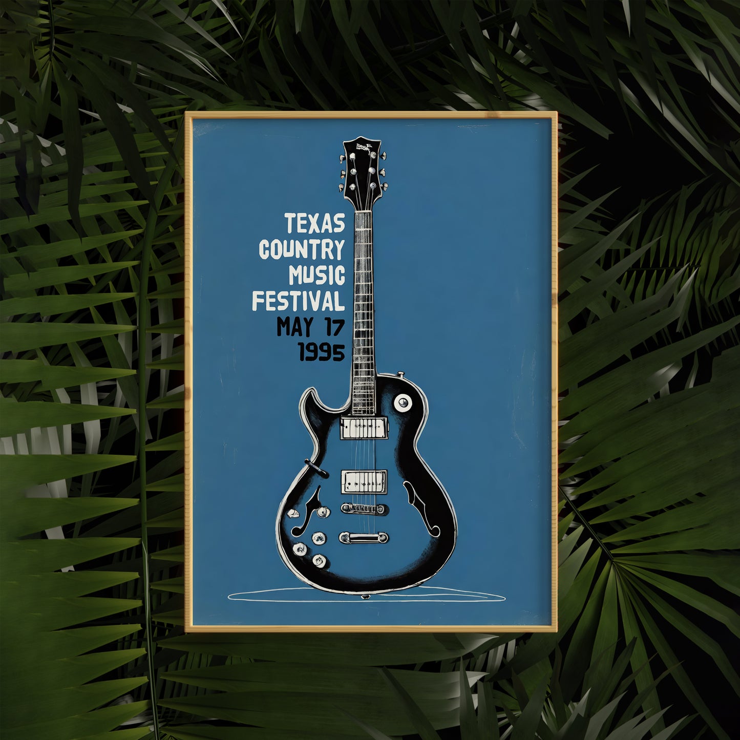 Texas Country Music Festival 1995 Poster