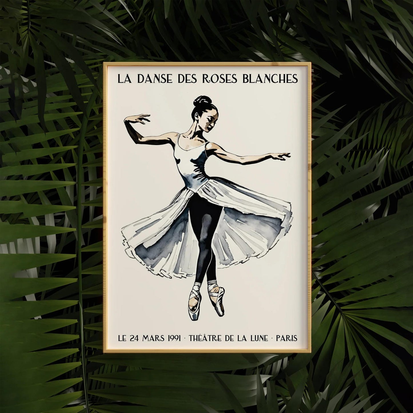 French Ballet Vintage Art Print