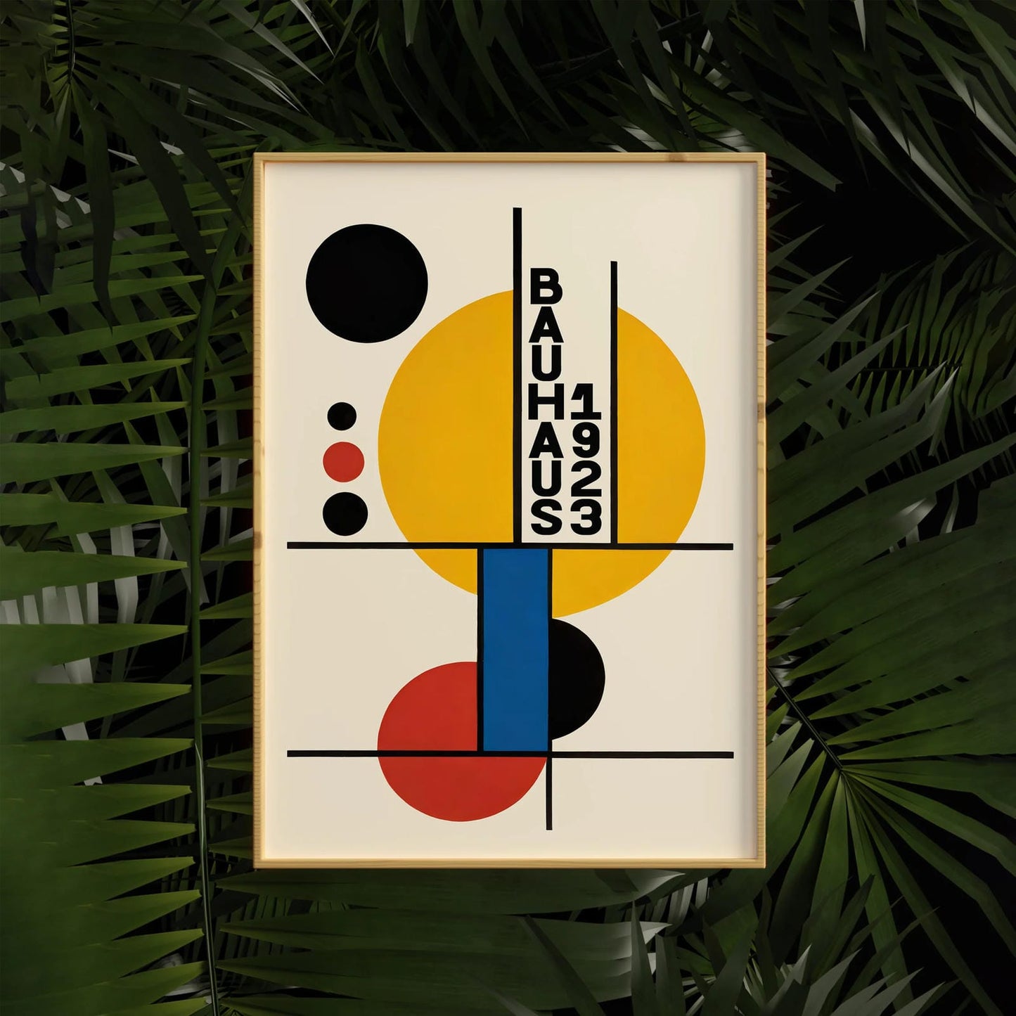 Bauhaus 1923 Geometric Shapes Poster
