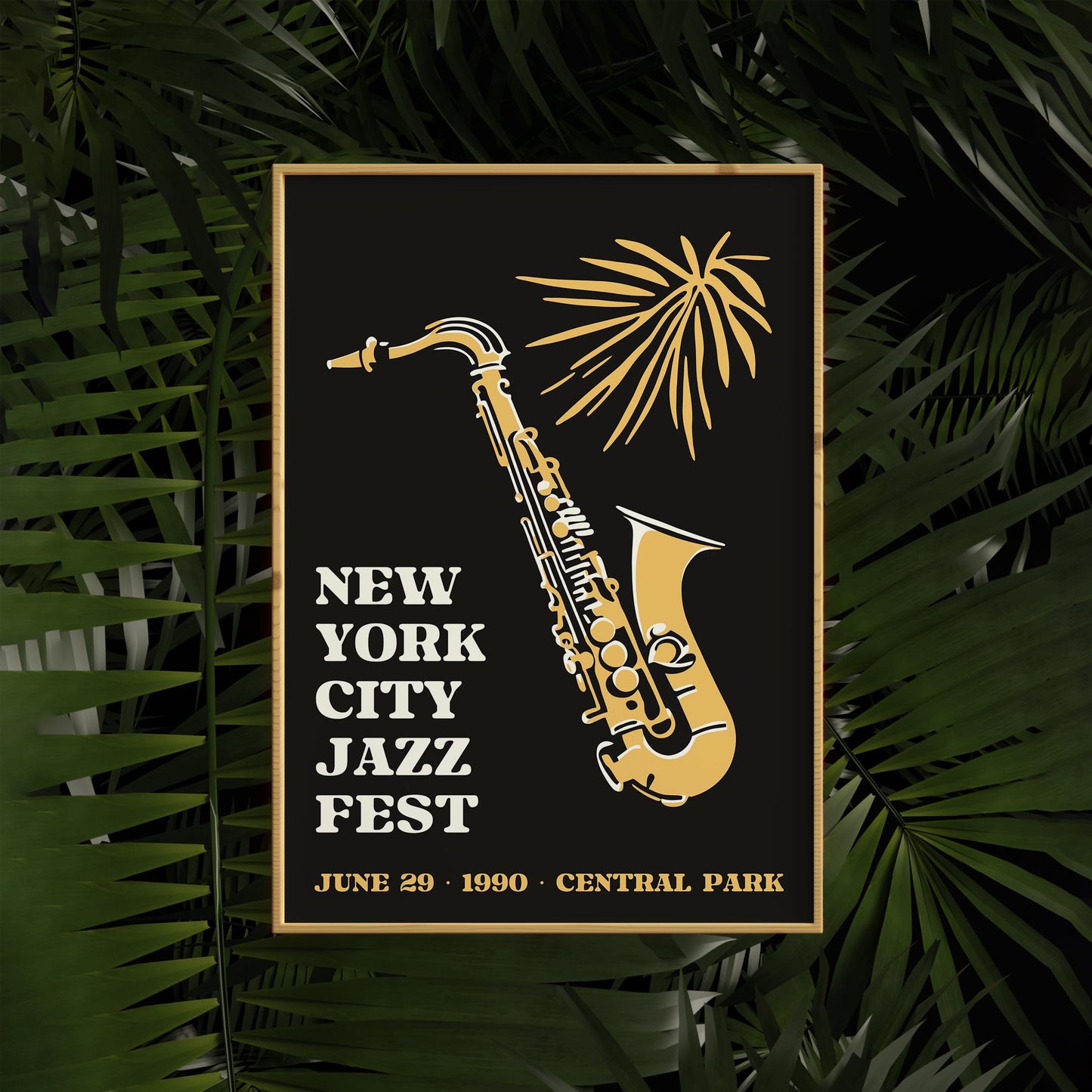 NYC Jazz Fest 1990 Poster Print