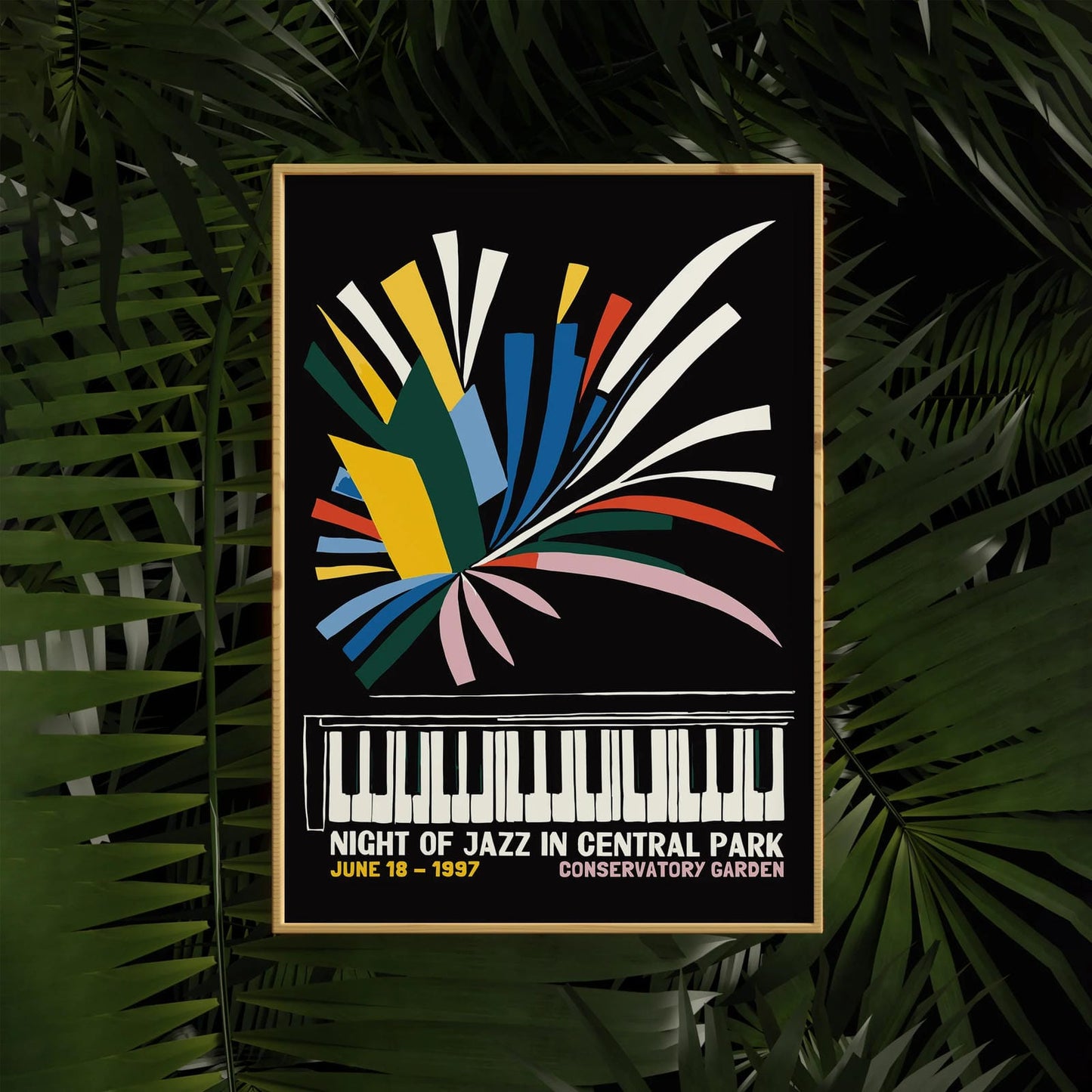 Night of Jazz 1997 Retro Poster