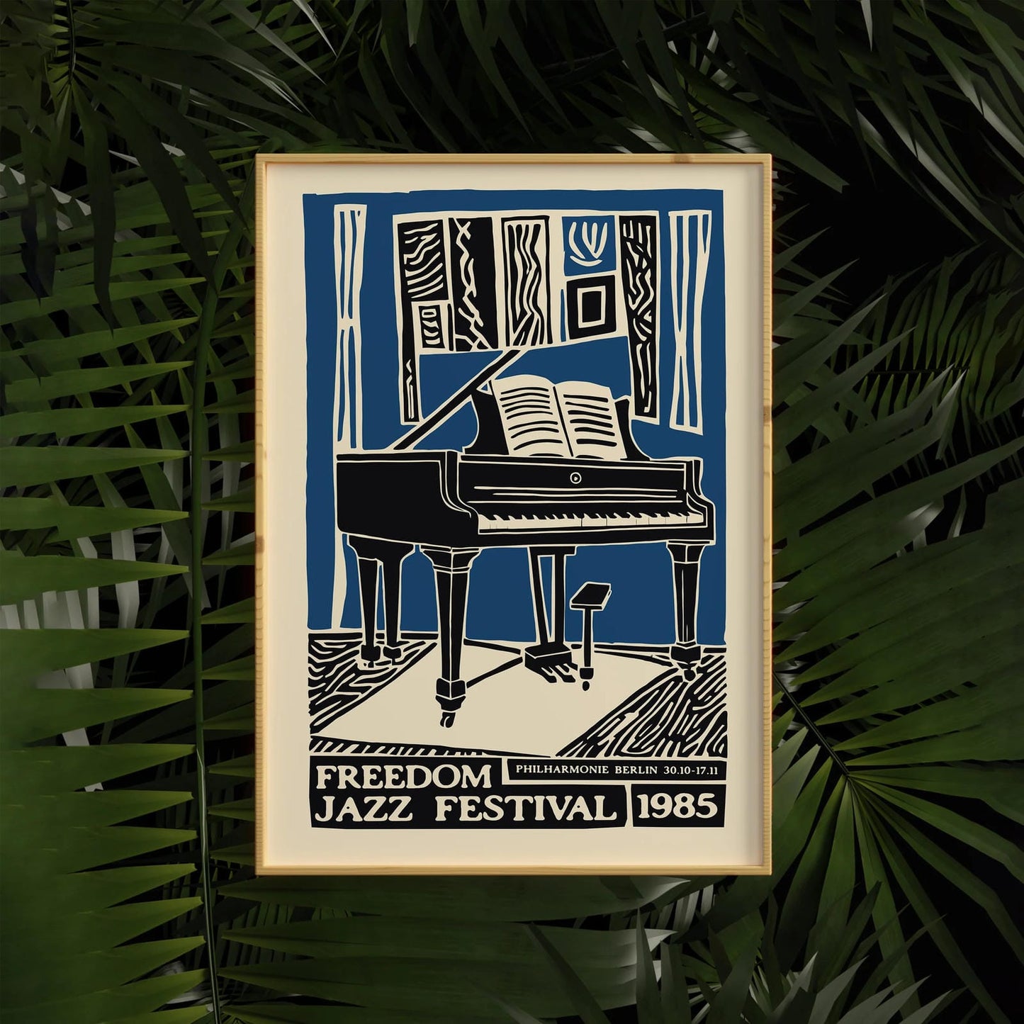 Freedom Jazz Festival 1985 Poster