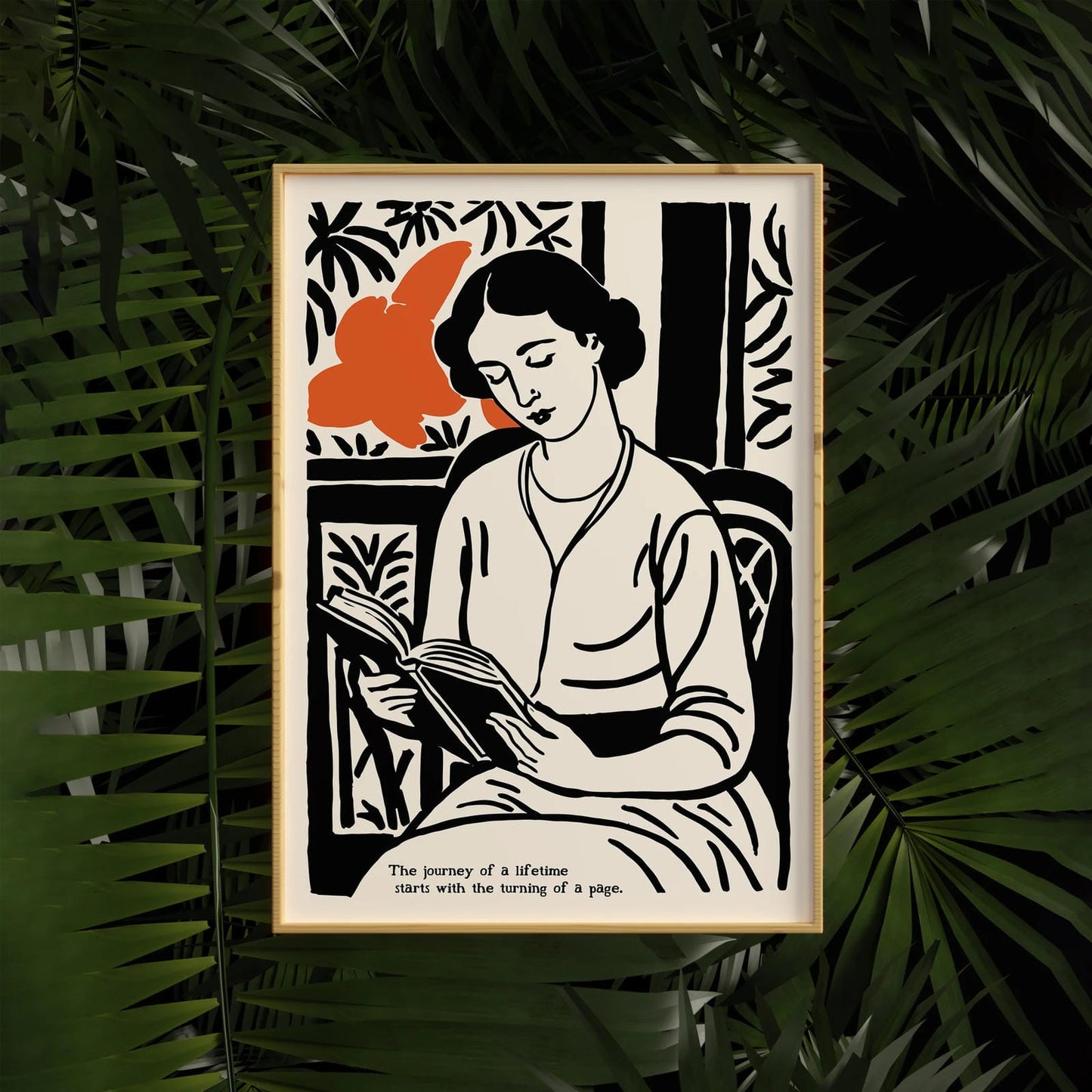 Retro Literary Quote Poster