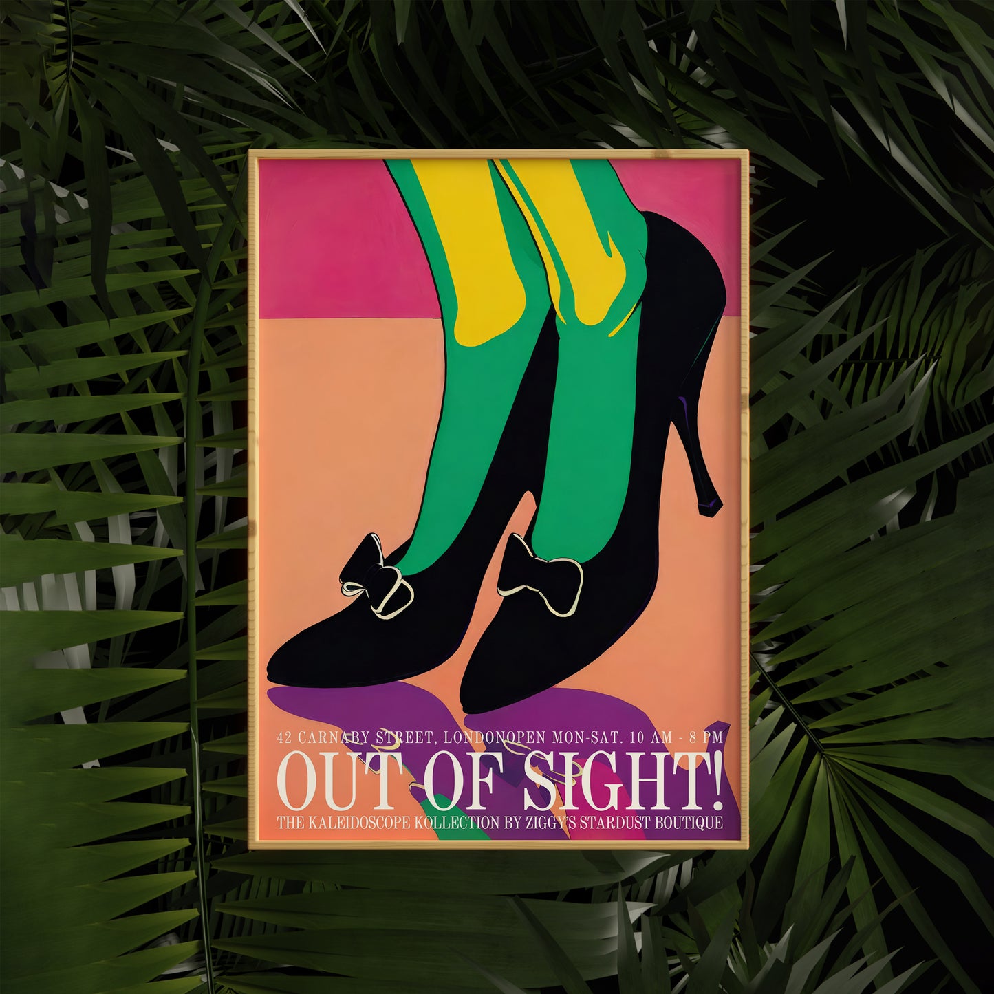 Vintage Fashion London Poster