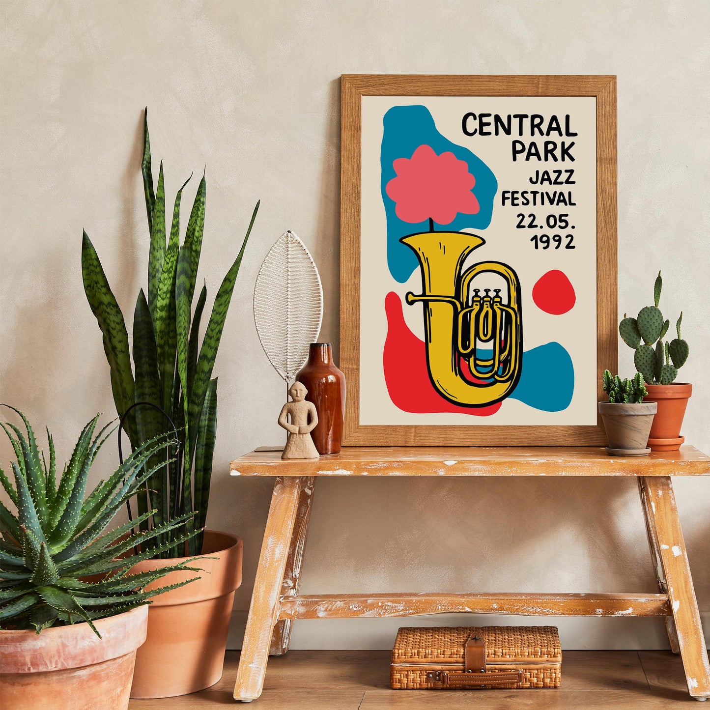 Central Park Jazz Poster